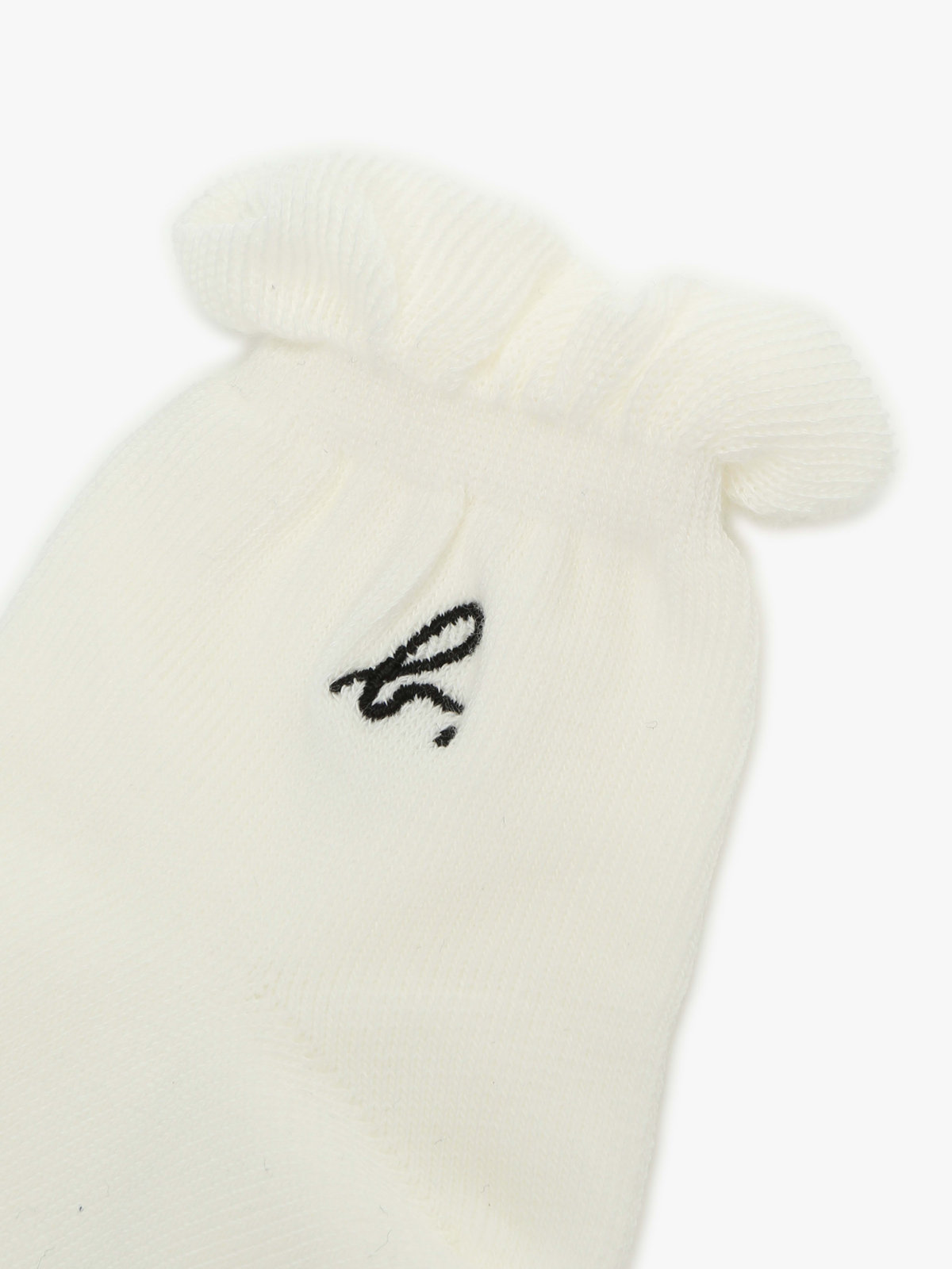 ENFANT ガールズ キッズ "b." ロゴ  ソックス ホワイト