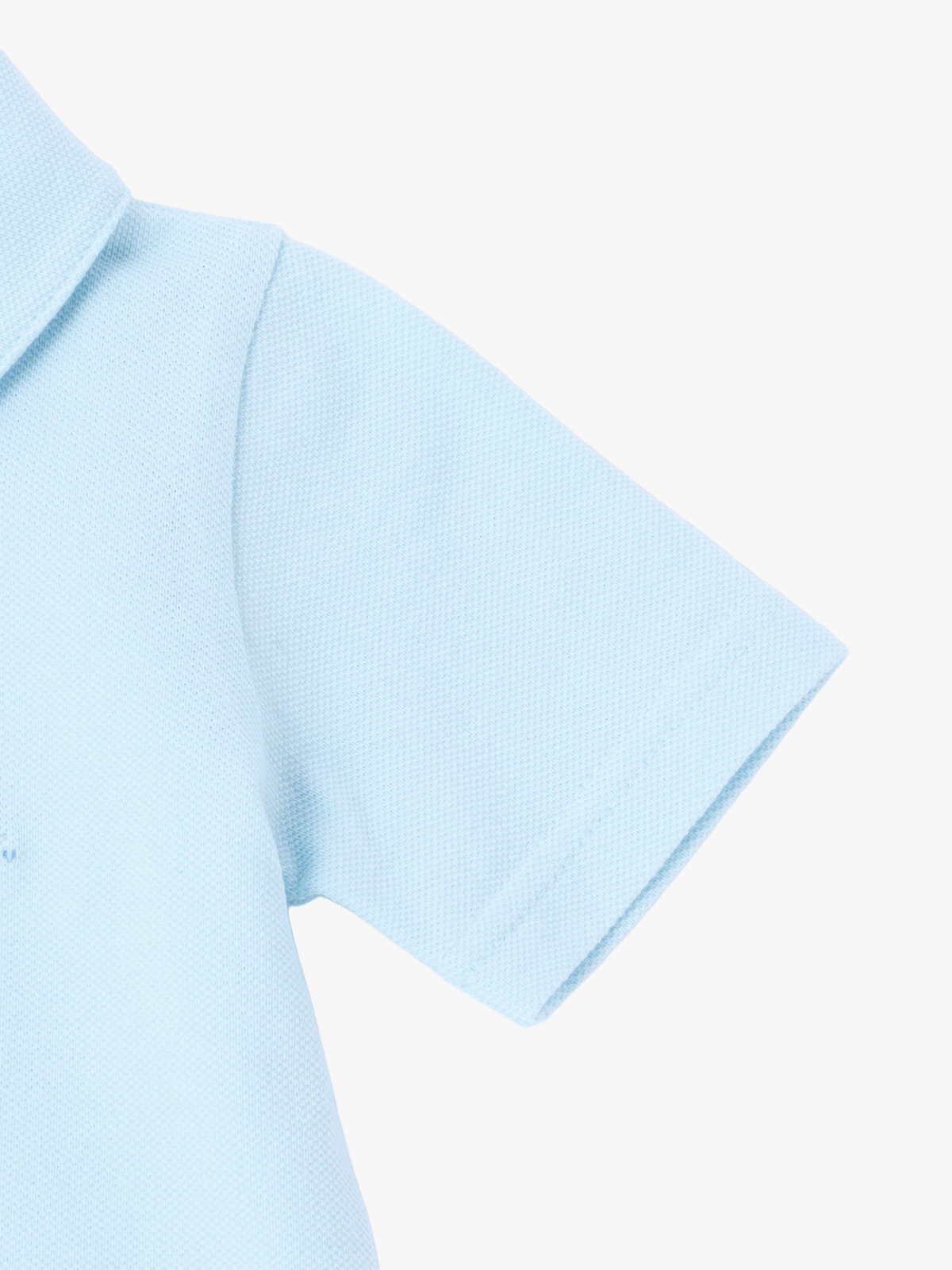 ENFANT ベビー ベビー "b." ロゴ 刺繍 コットン 半袖 ロンパース "Lezard" ブルー系その他