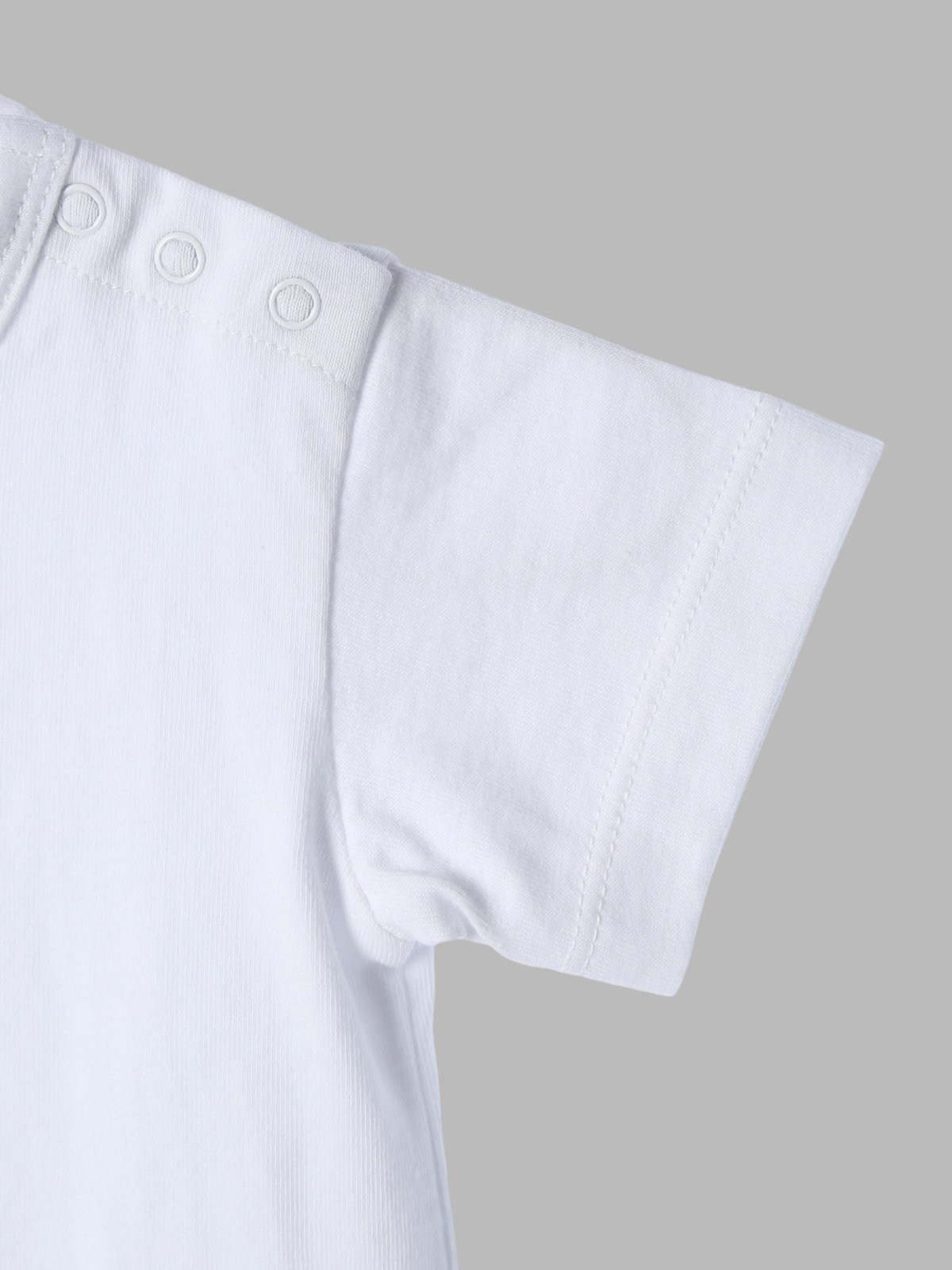 ENFANT ベビー ベビー アイコニック コットン 半袖 Tシャツ "Lezard" ホワイト