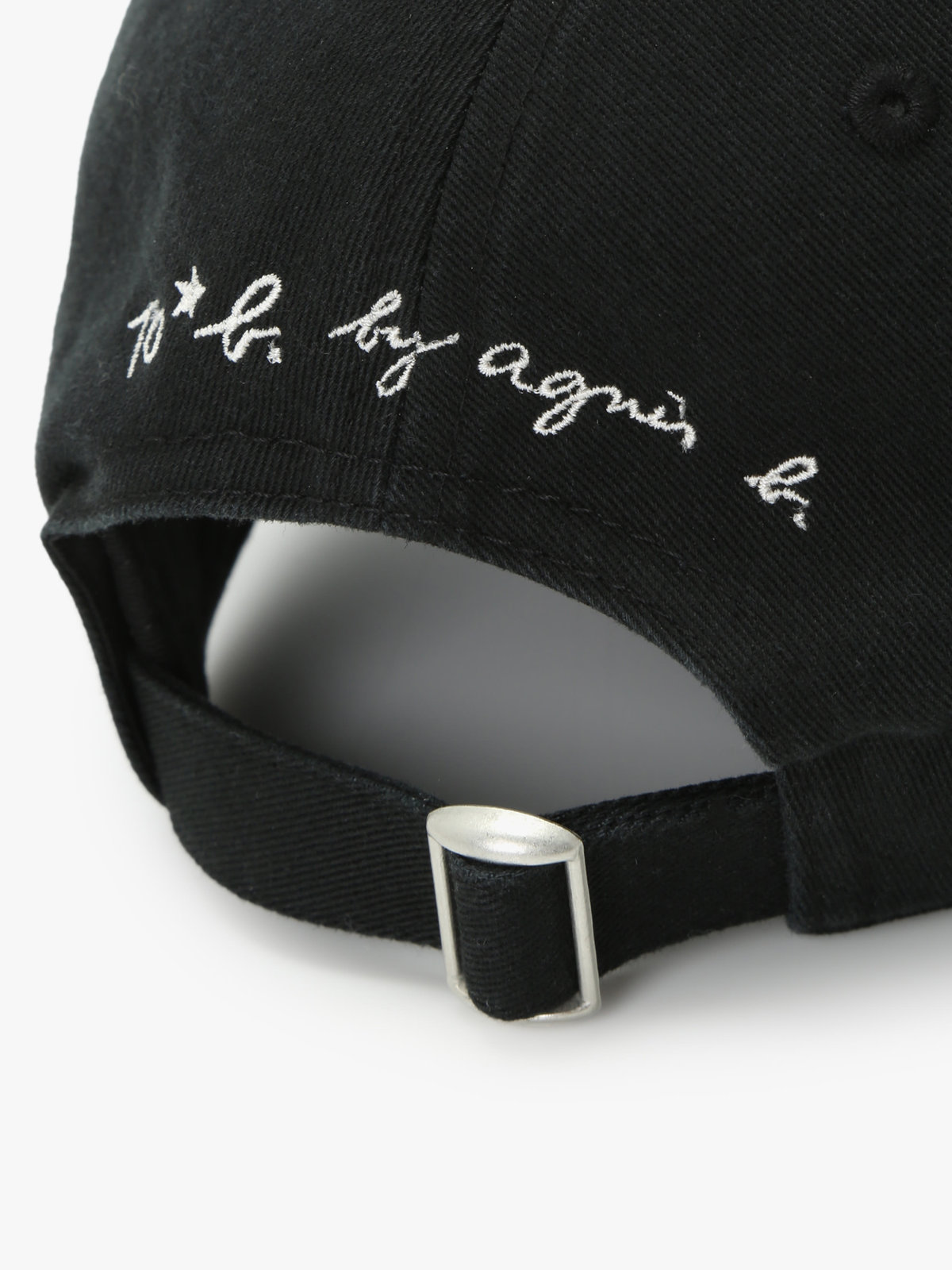 To b. by agnès b. 【Outlet】To b. by agnes b.× green label relaxing コットン 刺繍 キャップ "b. cool!!" ブラック