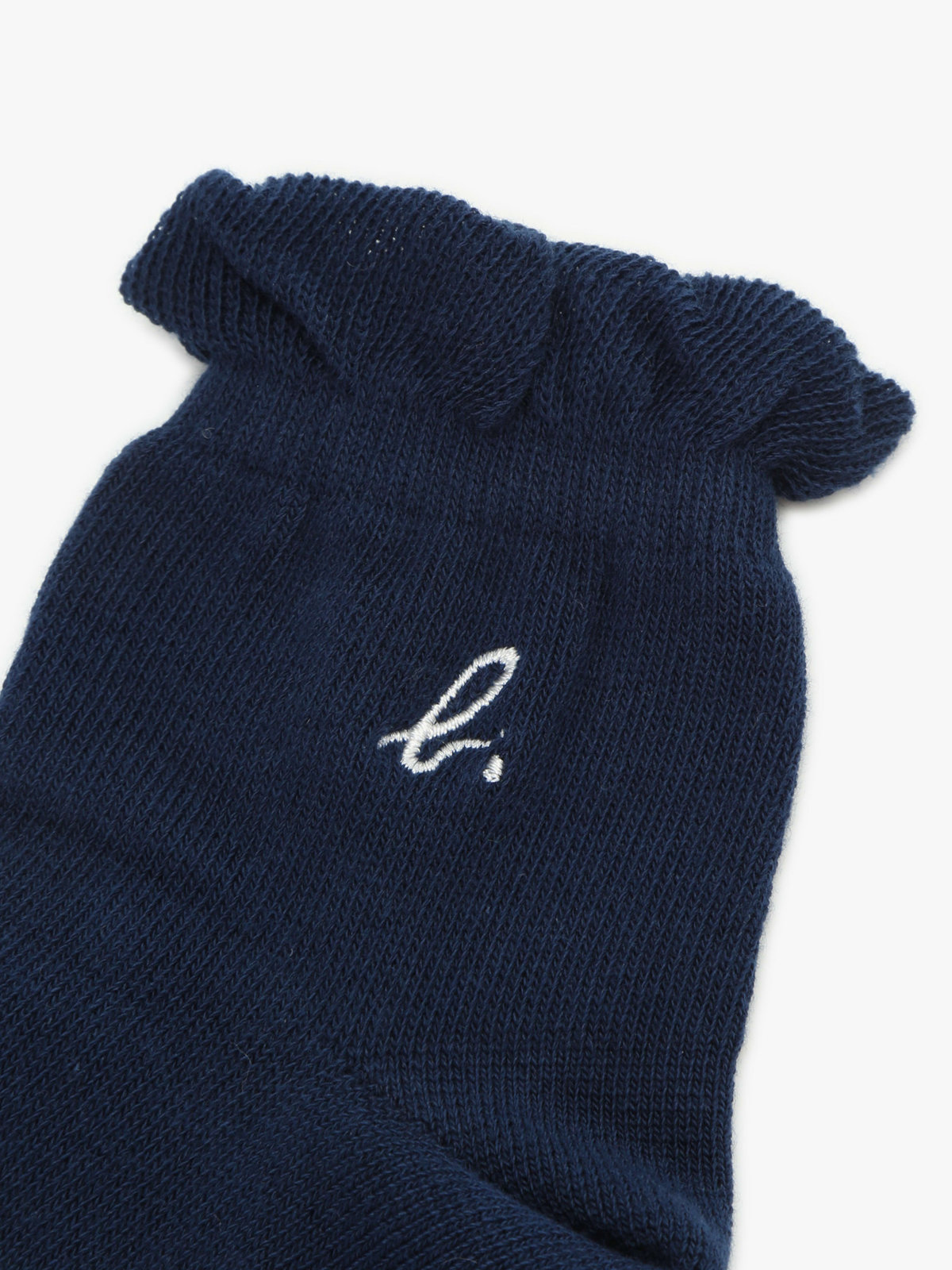 ENFANT ガールズ キッズ "b." ロゴ  ソックス ネイビー