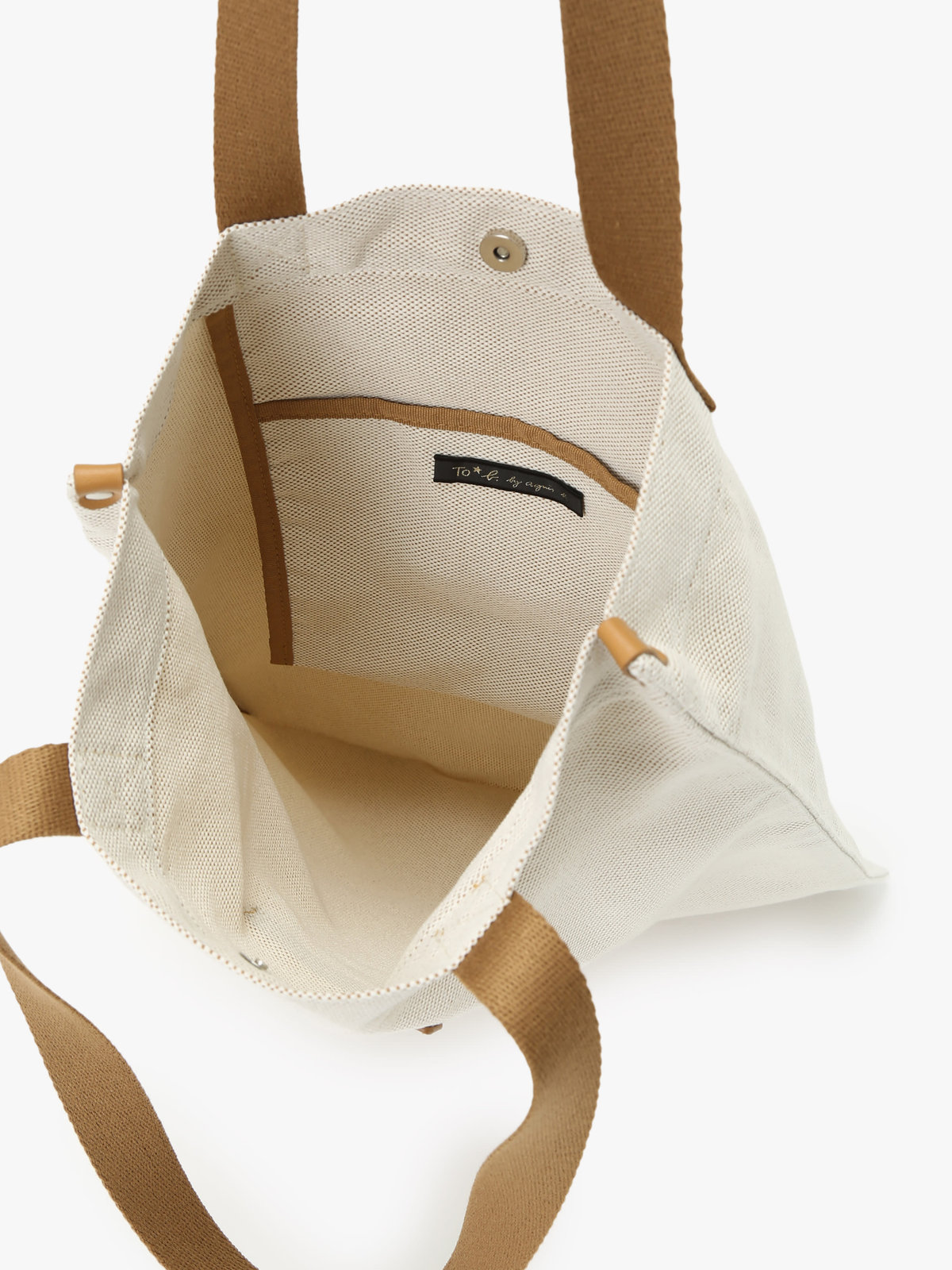 To b. by agnès b. 【Outlet】カラートート ベージュ