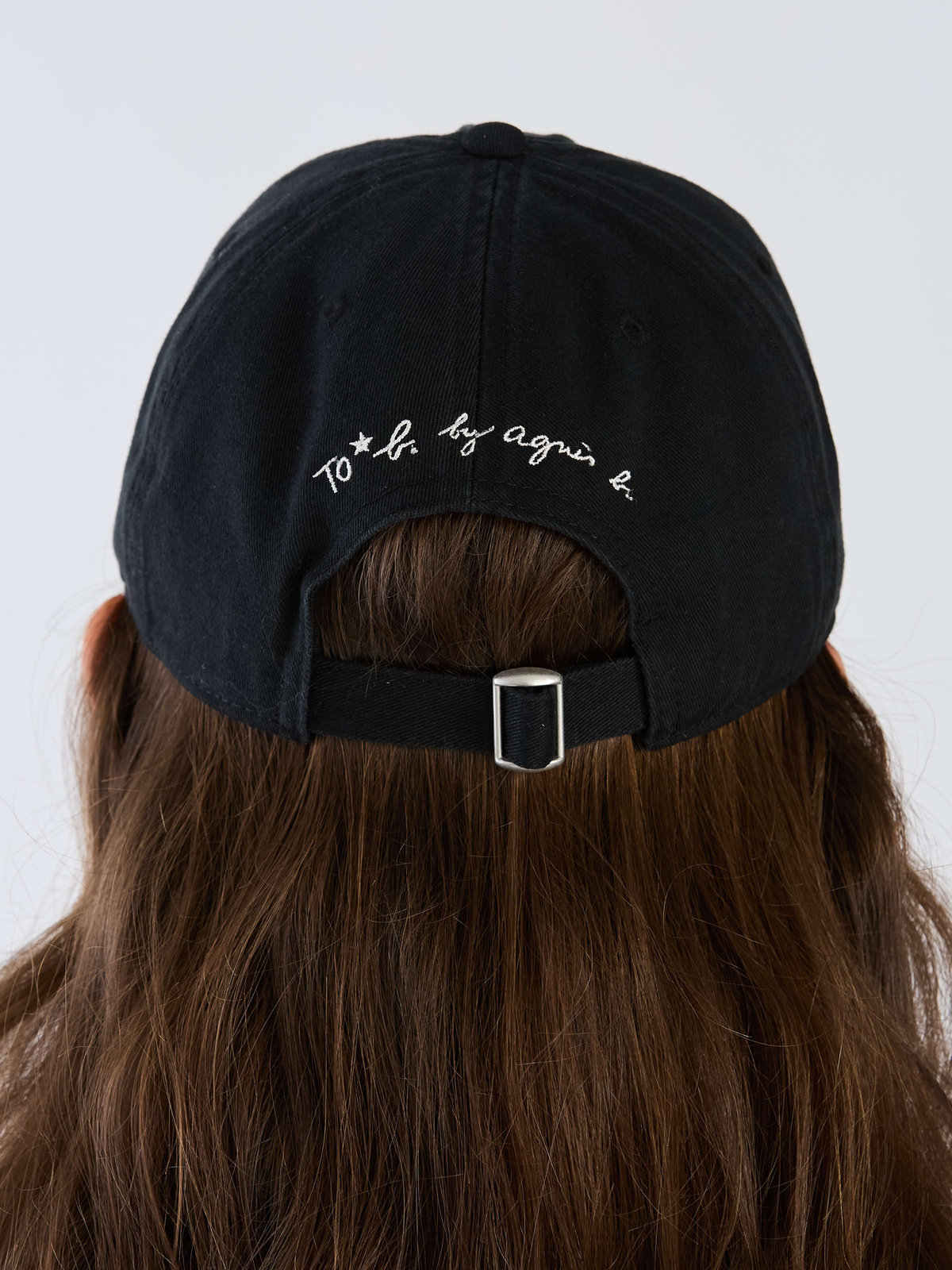 To b. by agnès b. 【Outlet】To b. by agnes b.× green label relaxing コットン 刺繍 キャップ "b. cool!!" ブラック