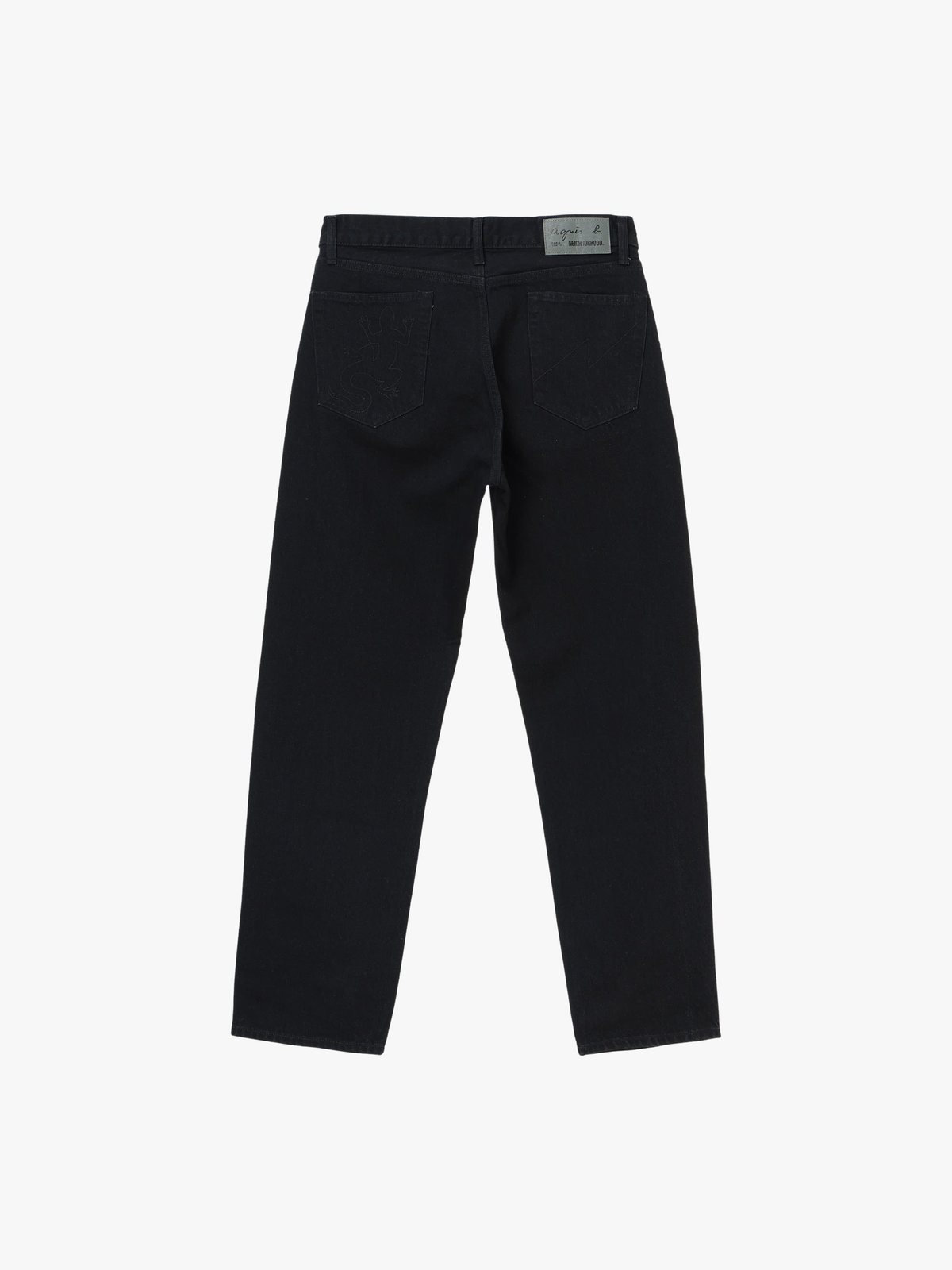 HOMME メンズ agnes b. x NH ストレイトパンツ ブラック