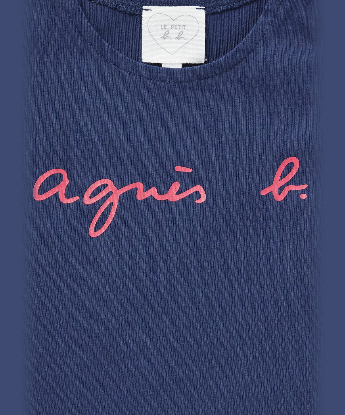 ENFANT ベビー ベビー ロゴ コットン ノースリーブ ワンピース "Barbie" ネイビー