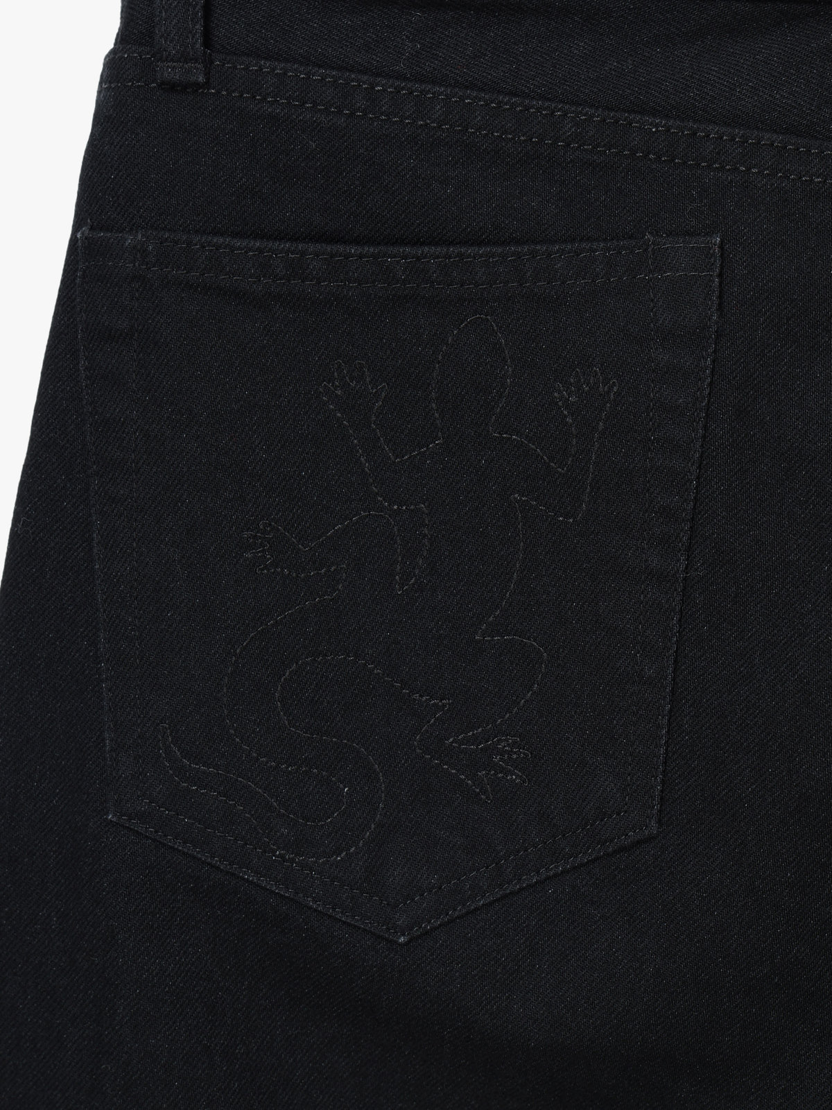 HOMME メンズ agnes b. x NH ストレイトパンツ ブラック