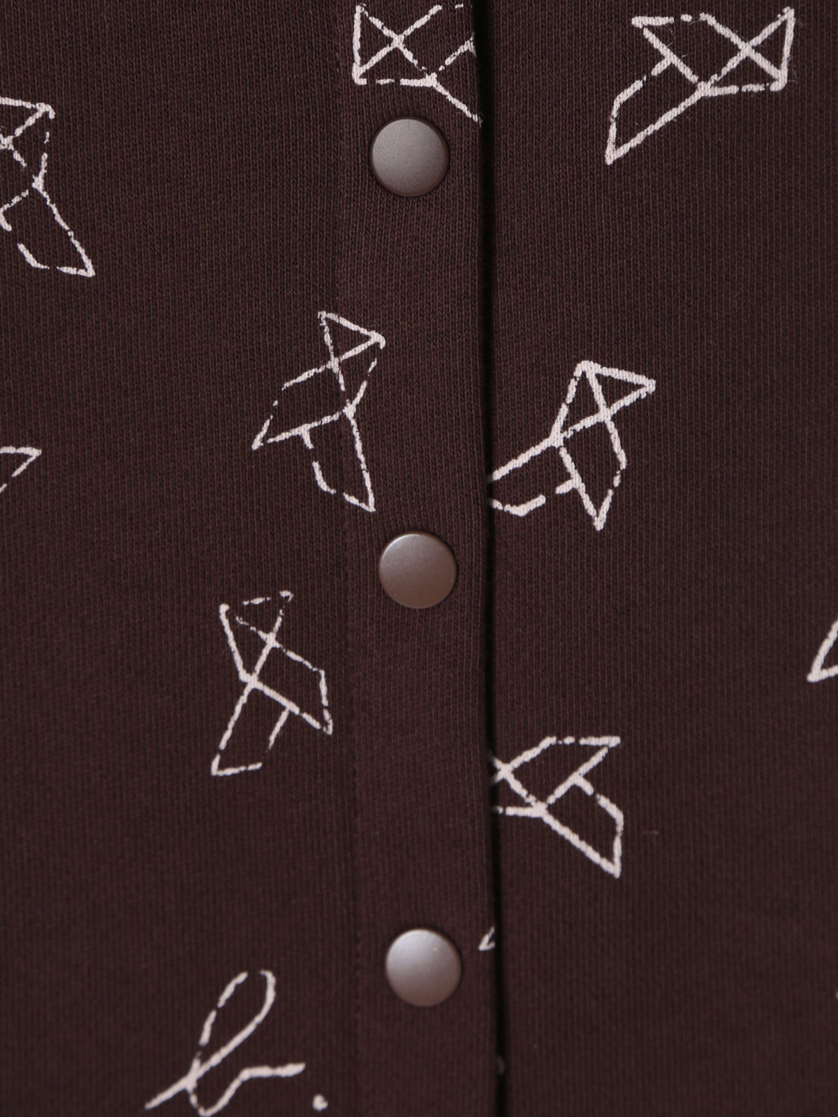 ENFANT ベビー 【Outlet】ベビー プリント コットン 長袖 コンビネゾン ブラウン系その他