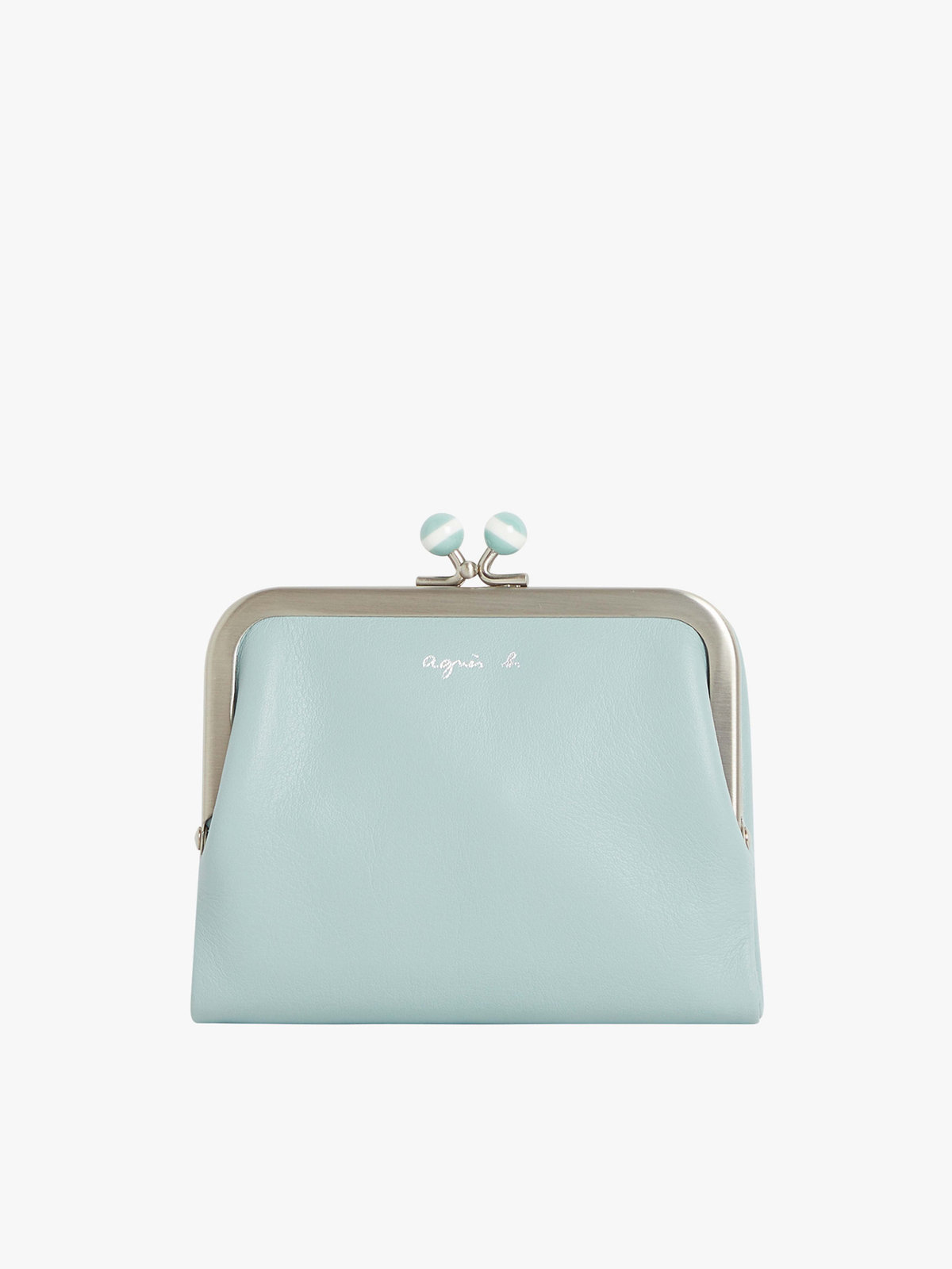 VOYAGE ウィメンズ バッグ＆ウォレット レザー がま口 ミニ ウォレット ”Irene” PAW07-06 ブルー