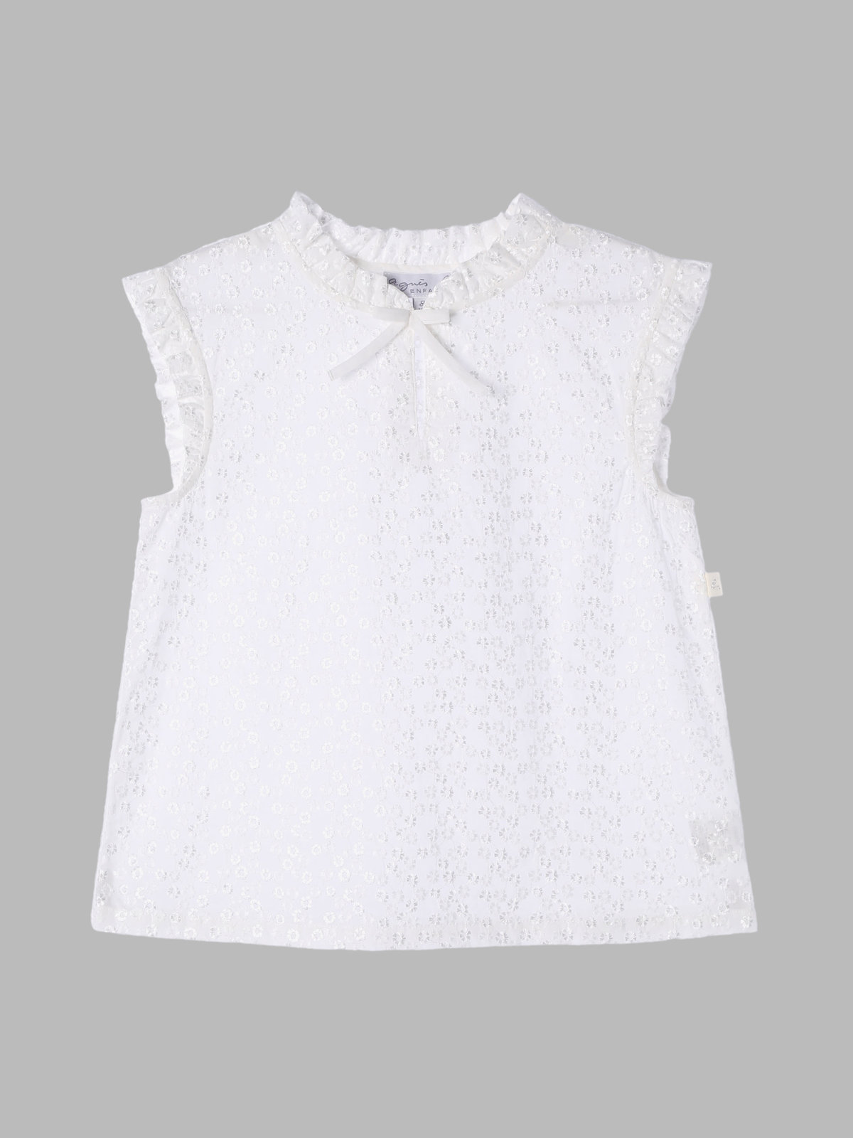 ENFANT ガールズ TW11 E CHEMISE キッズ ブラウス ホワイト