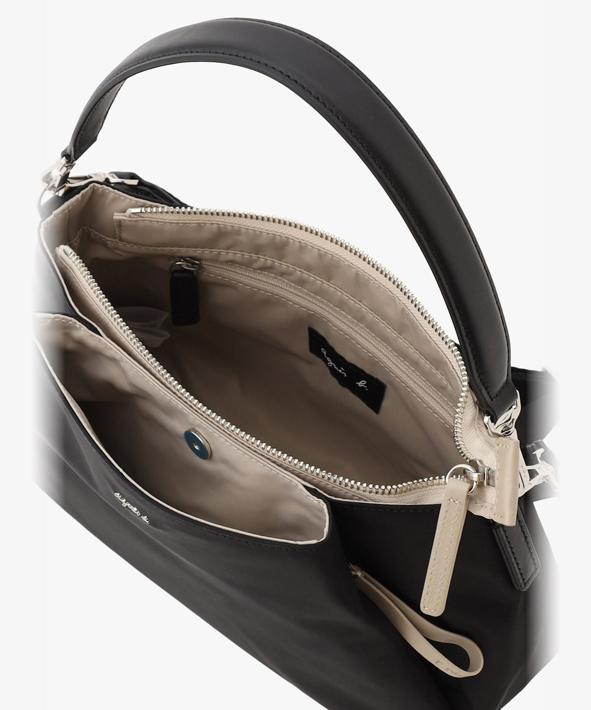 VOYAGE ウィメンズ バッグ＆ウォレット ナイロン 2way スモール ショルダーバッグ "Origami" ABS07-01 ブラック