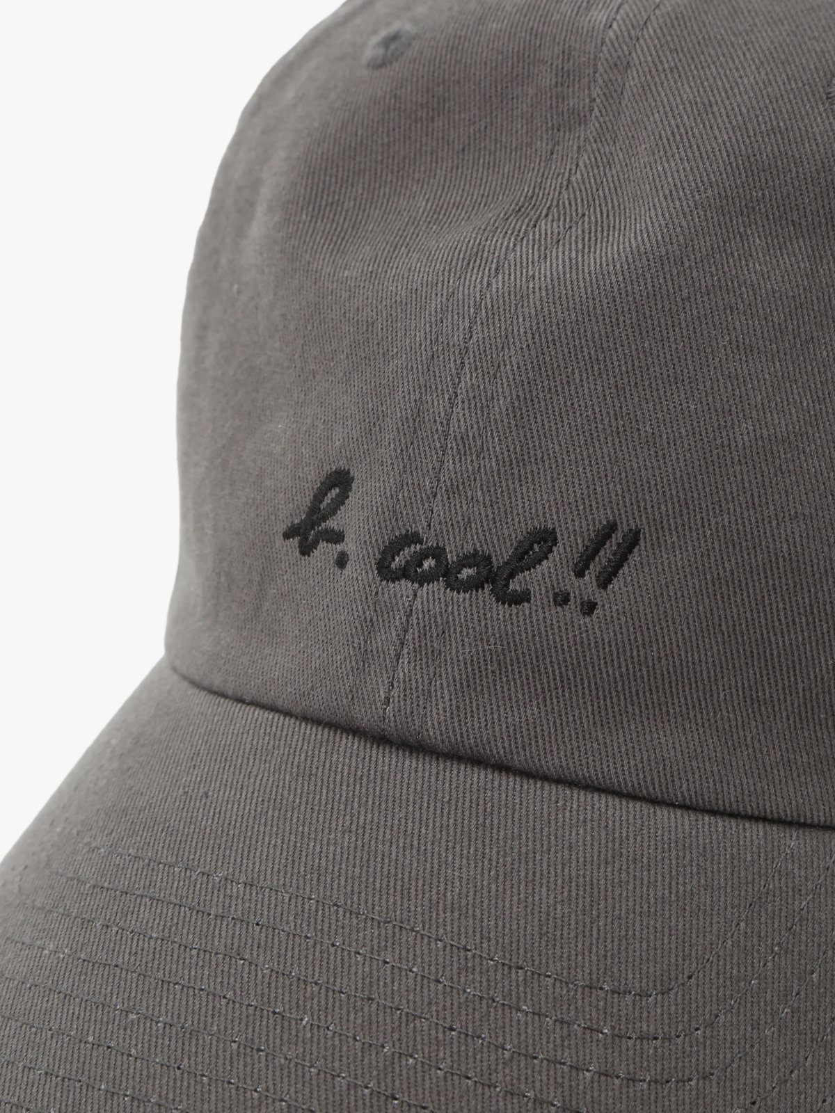 To b. by agnès b. 【Outlet】To b. by agnes b.× green label relaxing コットン 刺繍 キャップ "b. cool!!" グレー