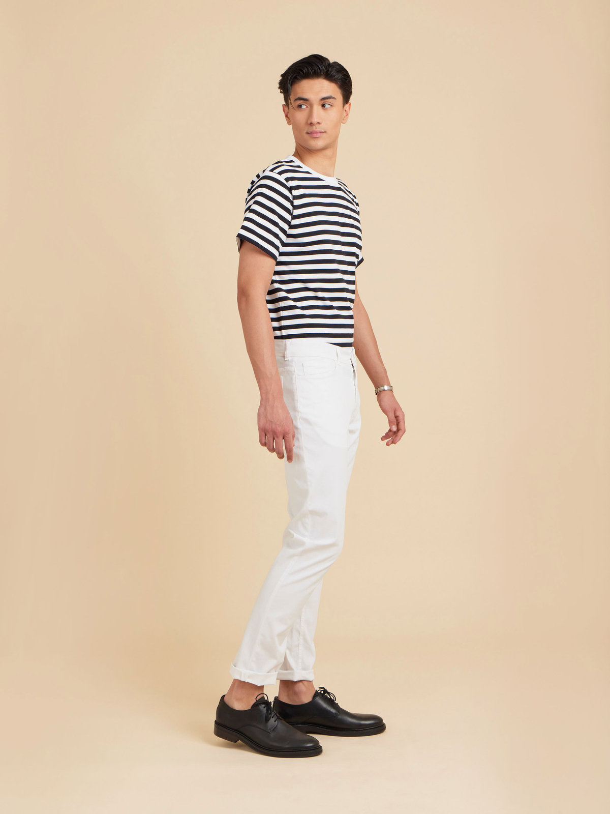 HOMME メンズ 【Outlet】AM01 JEANS IGGY ジーンズスリム ホワイト