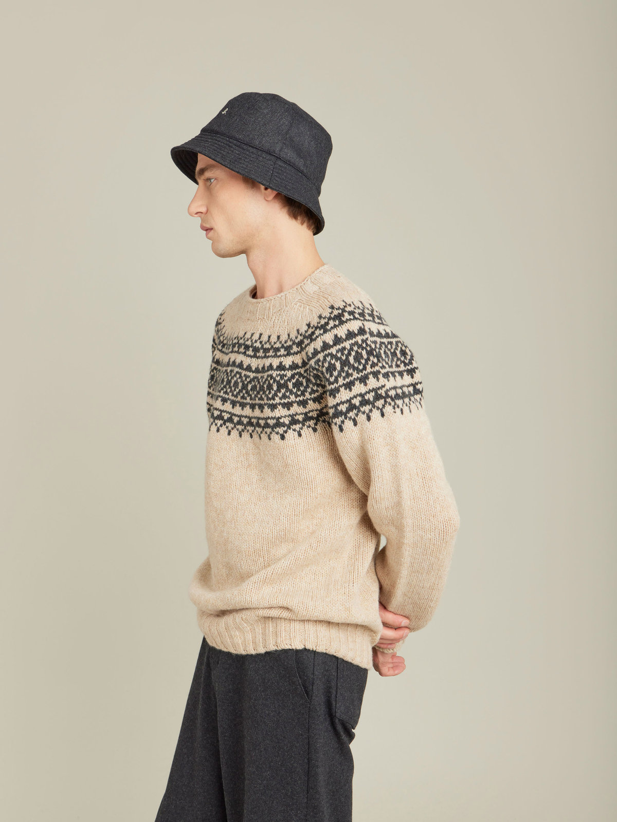 HOMME メンズ 【Outlet】LF59 PULLOVER プルオーバー ブラウン系その他