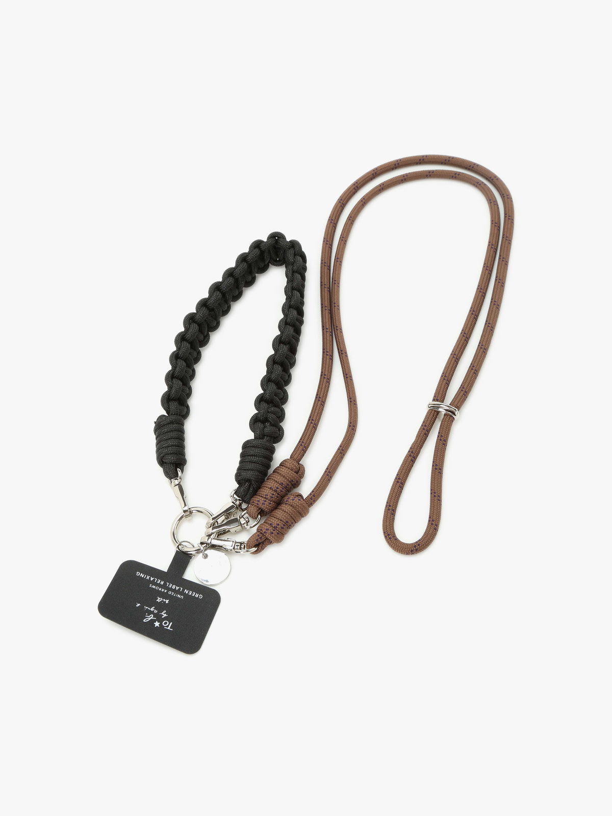 To b. by agnès b. To b. by agnes b.× green label relaxing モバイルストラップ SET ブラック