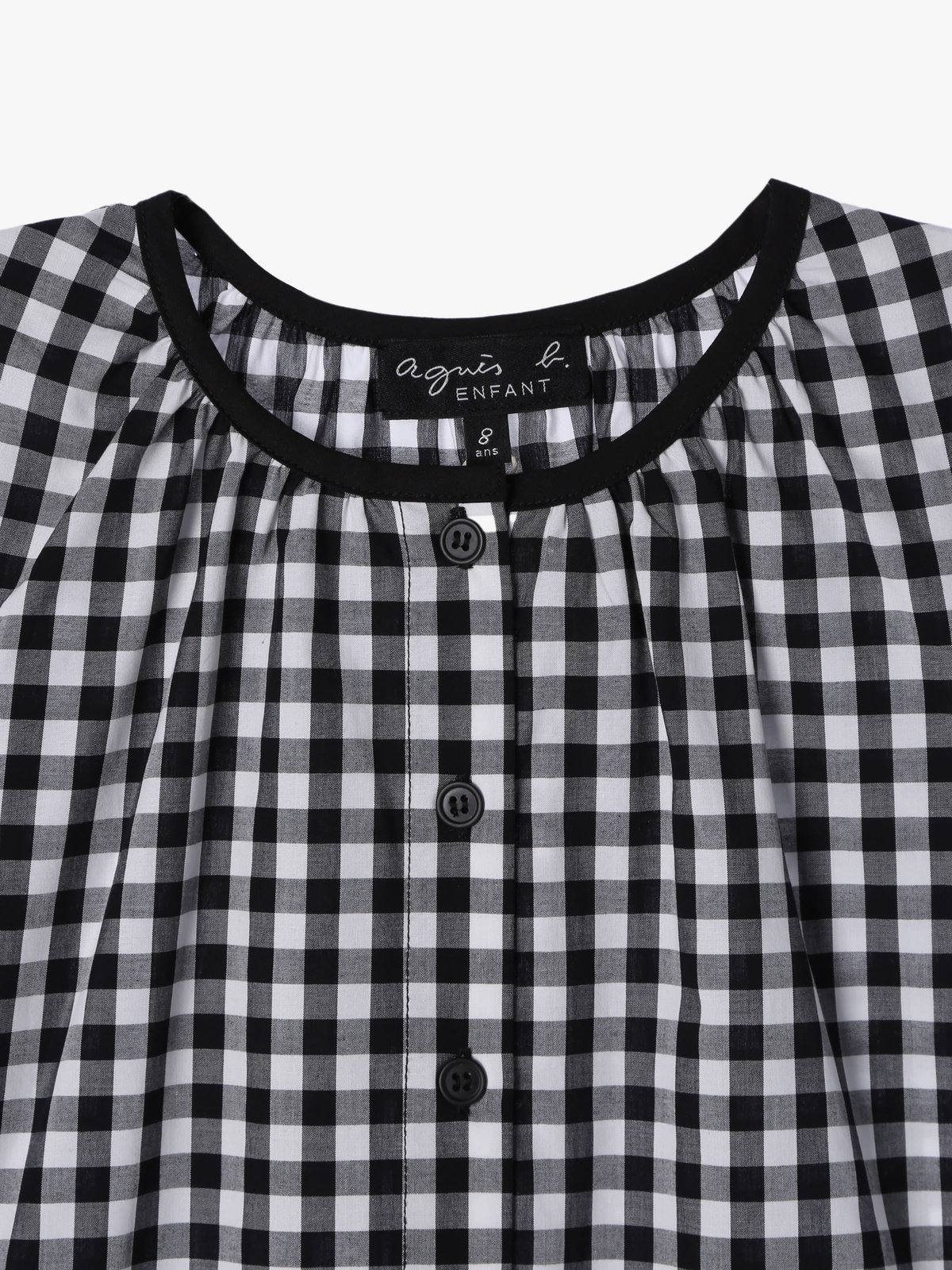 ENFANT ガールズ CAV7 E CHEMISE ZOA ブラウス ブラック