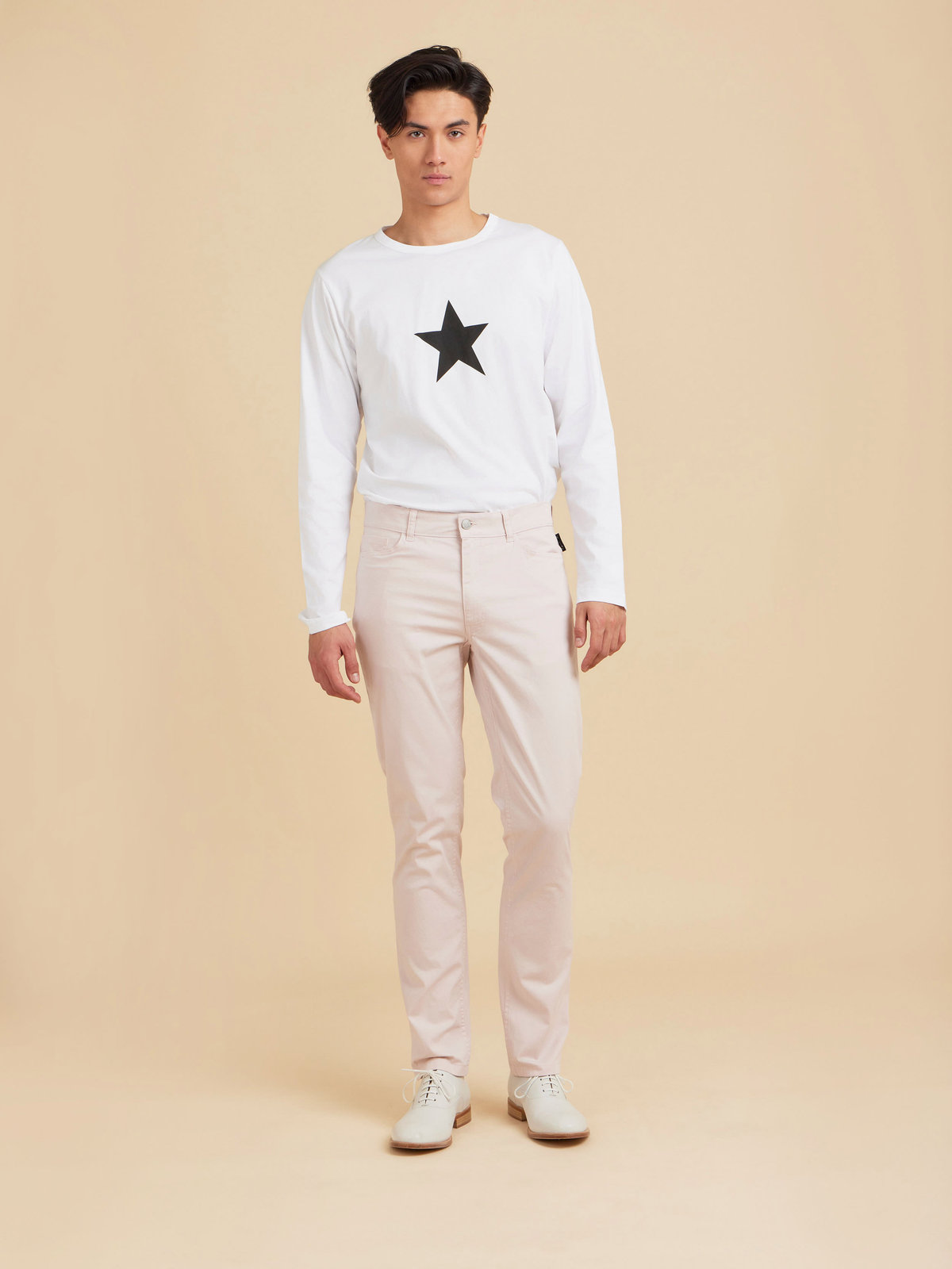 HOMME メンズ 【Outlet】AM01 JEANS IGGY ジーンズスリム ピンク