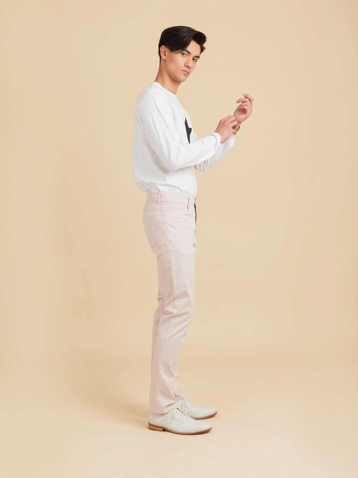 HOMME メンズ 【Outlet】AM01 JEANS IGGY ジーンズスリム ピンク