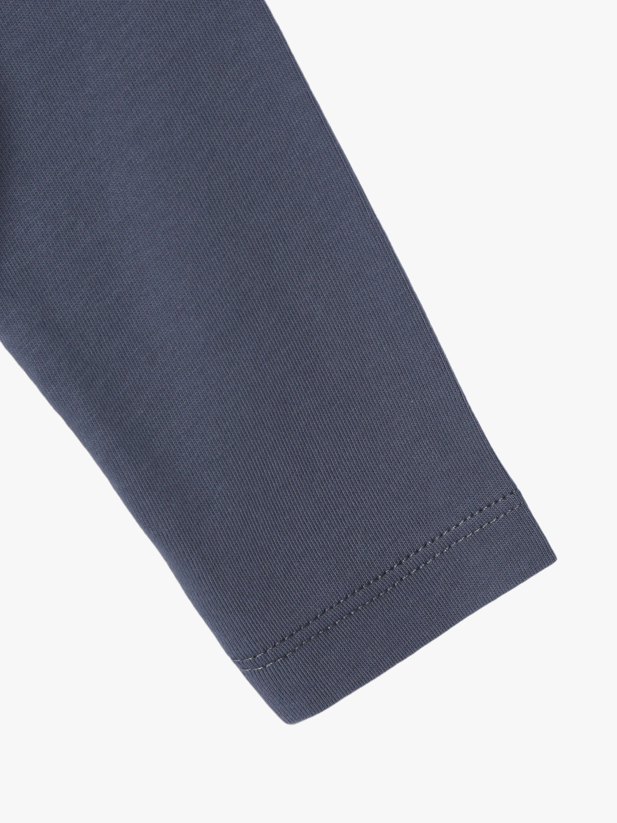 ENFANT ベビー ベビー ロゴ コットン 長袖 Tシャツ グレー