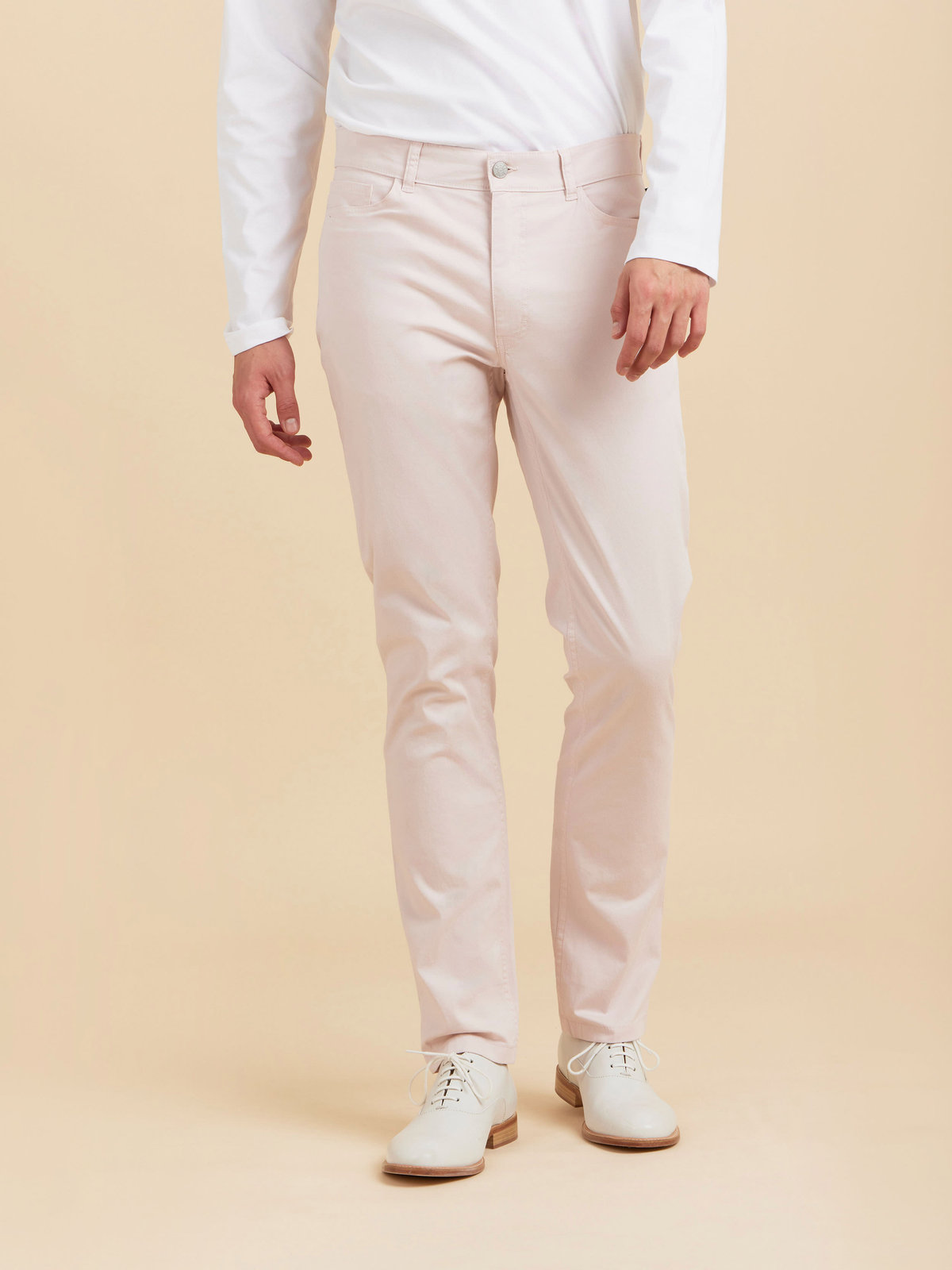 HOMME メンズ 【Outlet】AM01 JEANS IGGY ジーンズスリム ピンク