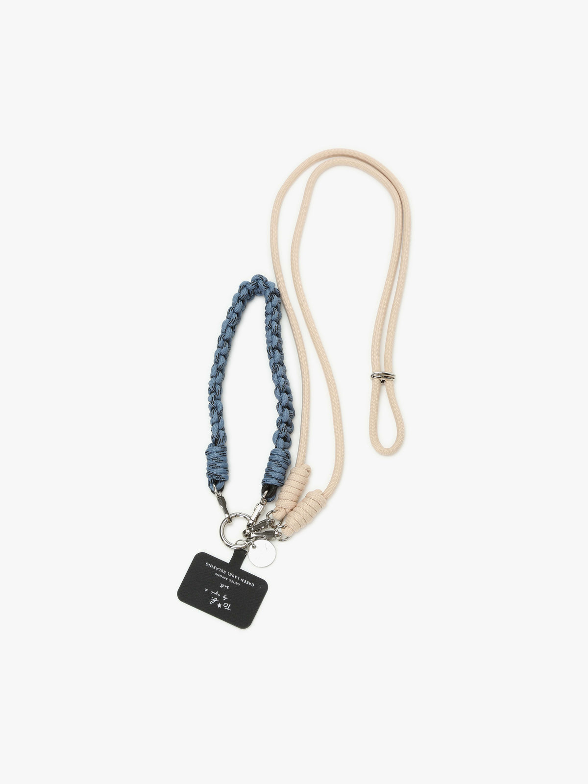 To b. by agnès b. To b. by agnes b.× green label relaxing モバイルストラップ SET ネイビー