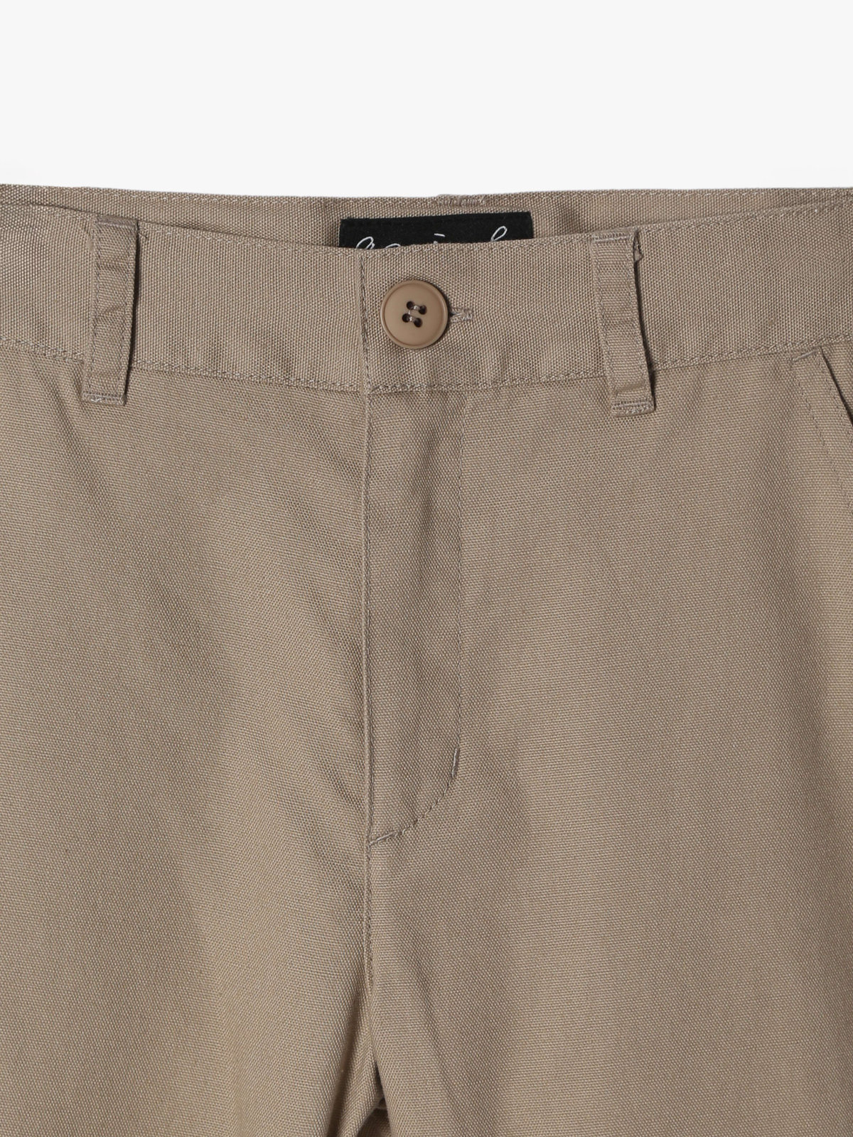 ENFANT ユニセックス キッズ  コットン クロップド パンツ ブラウン