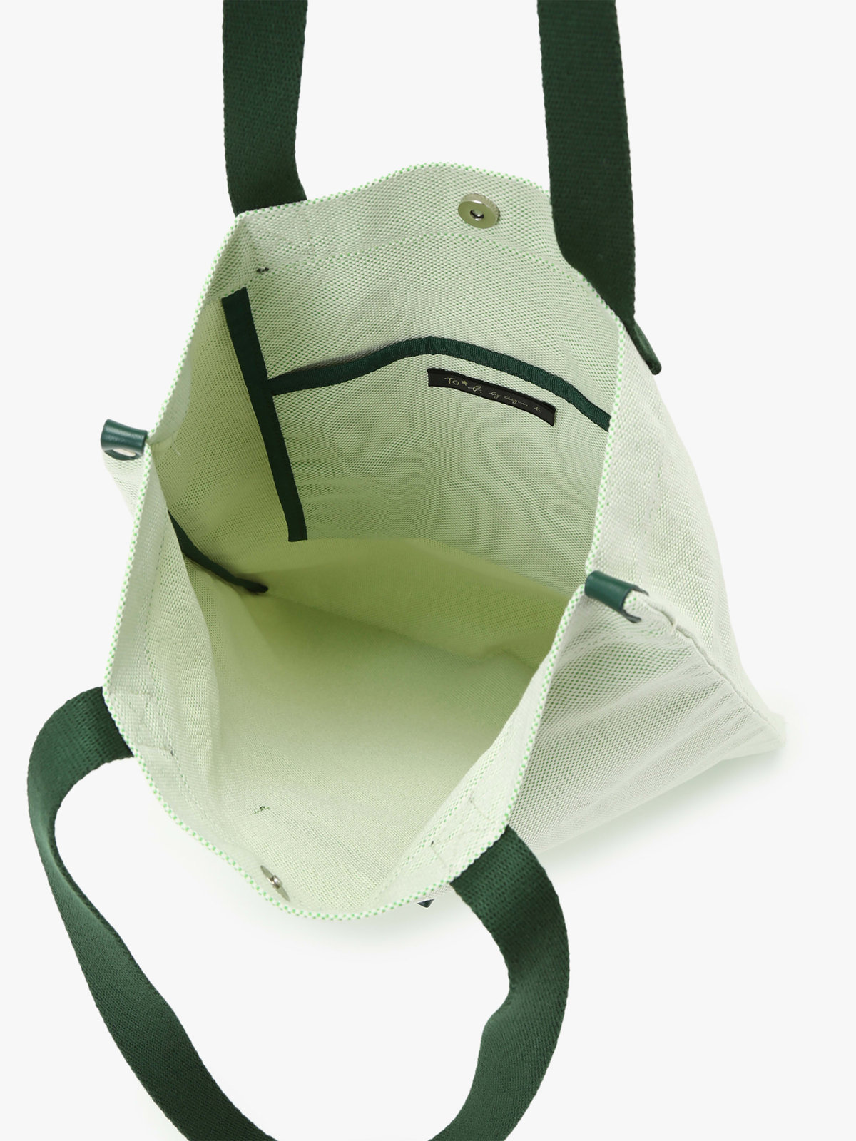 To b. by agnès b. 【Outlet】カラートート グリーン