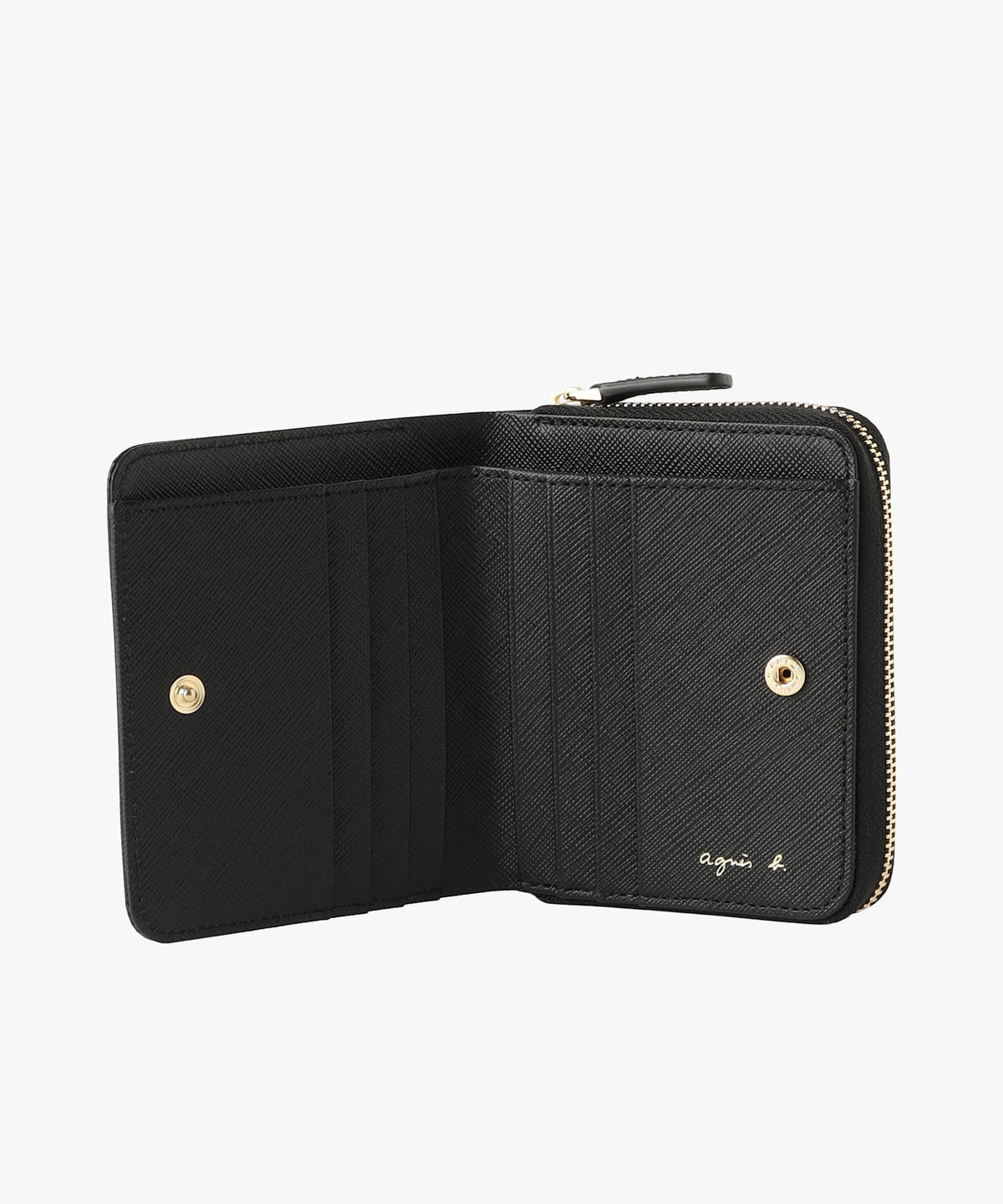 VOYAGE ウィメンズ バッグ＆ウォレット レザー 二つ折り ウォレット "Petit b." EW13Bー09 ブラック