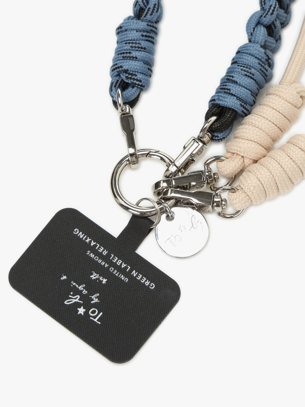 To b. by agnès b. To b. by agnes b.× green label relaxing モバイルストラップ SET ネイビー