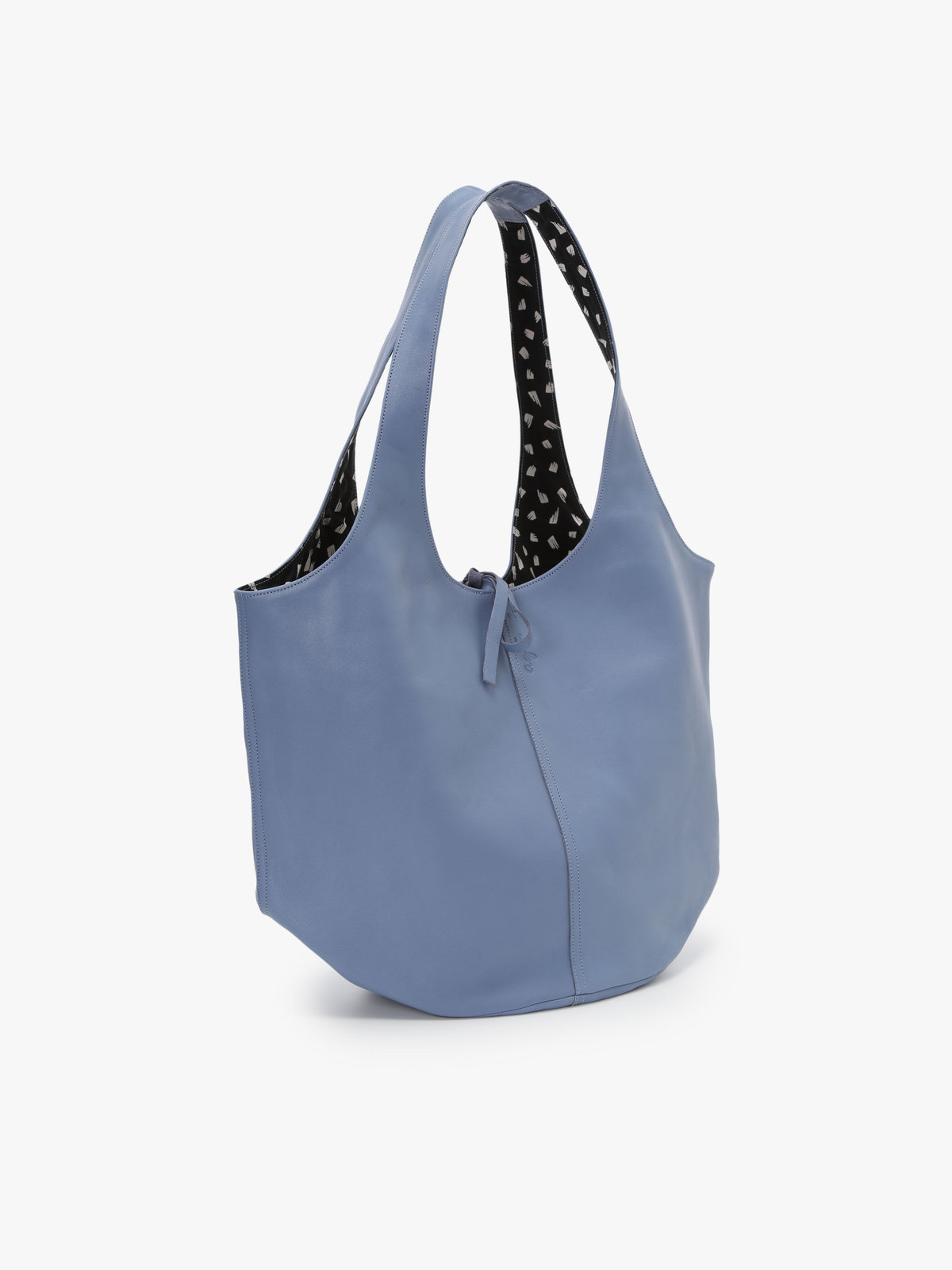 FEMME ウィメンズ ラムレザー トートバッグ ”Stala” ブルー