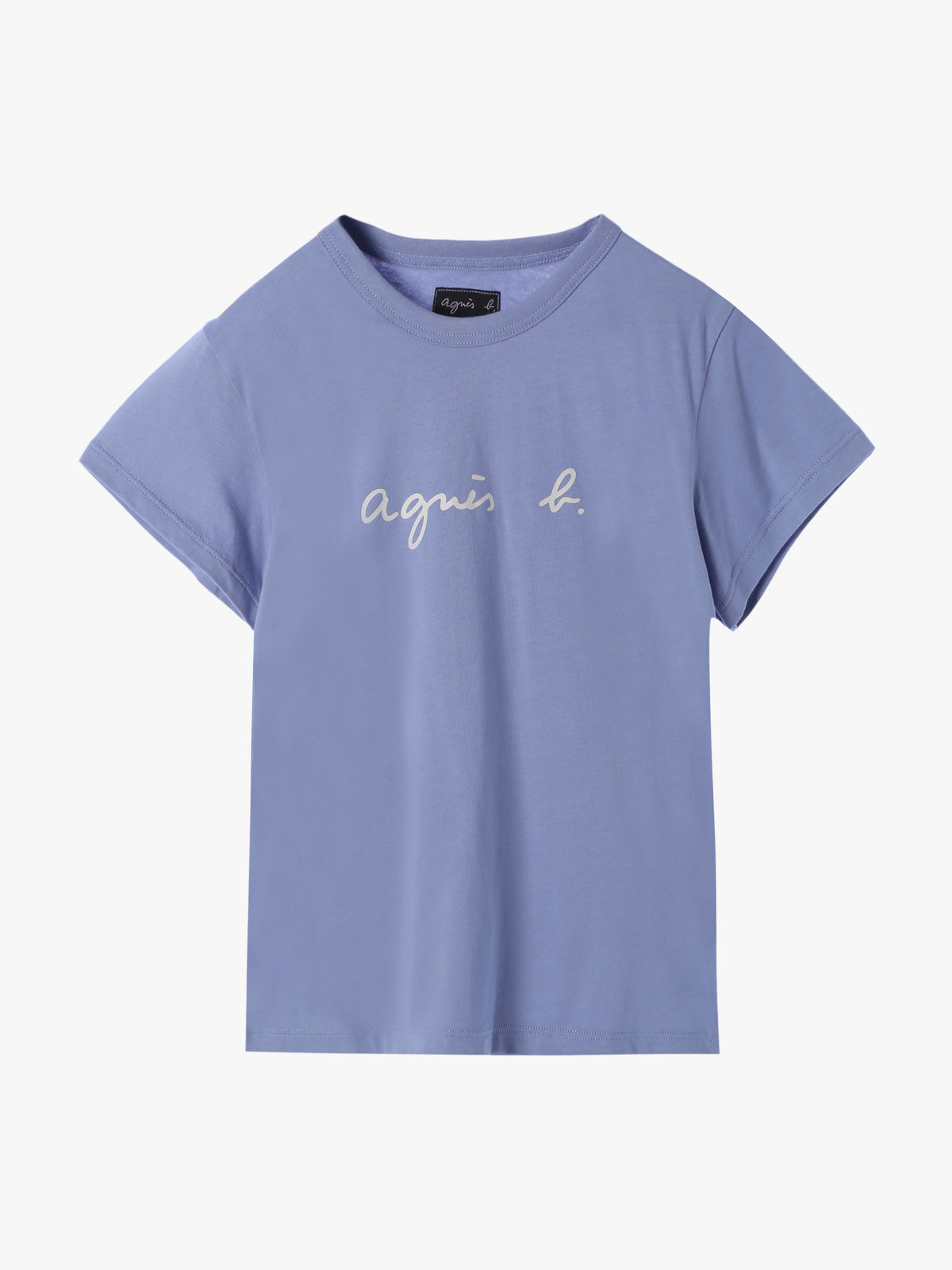 FEMME ウィメンズ ロゴプリント コットン 半袖Tシャツ "Brando" ブルー系その他