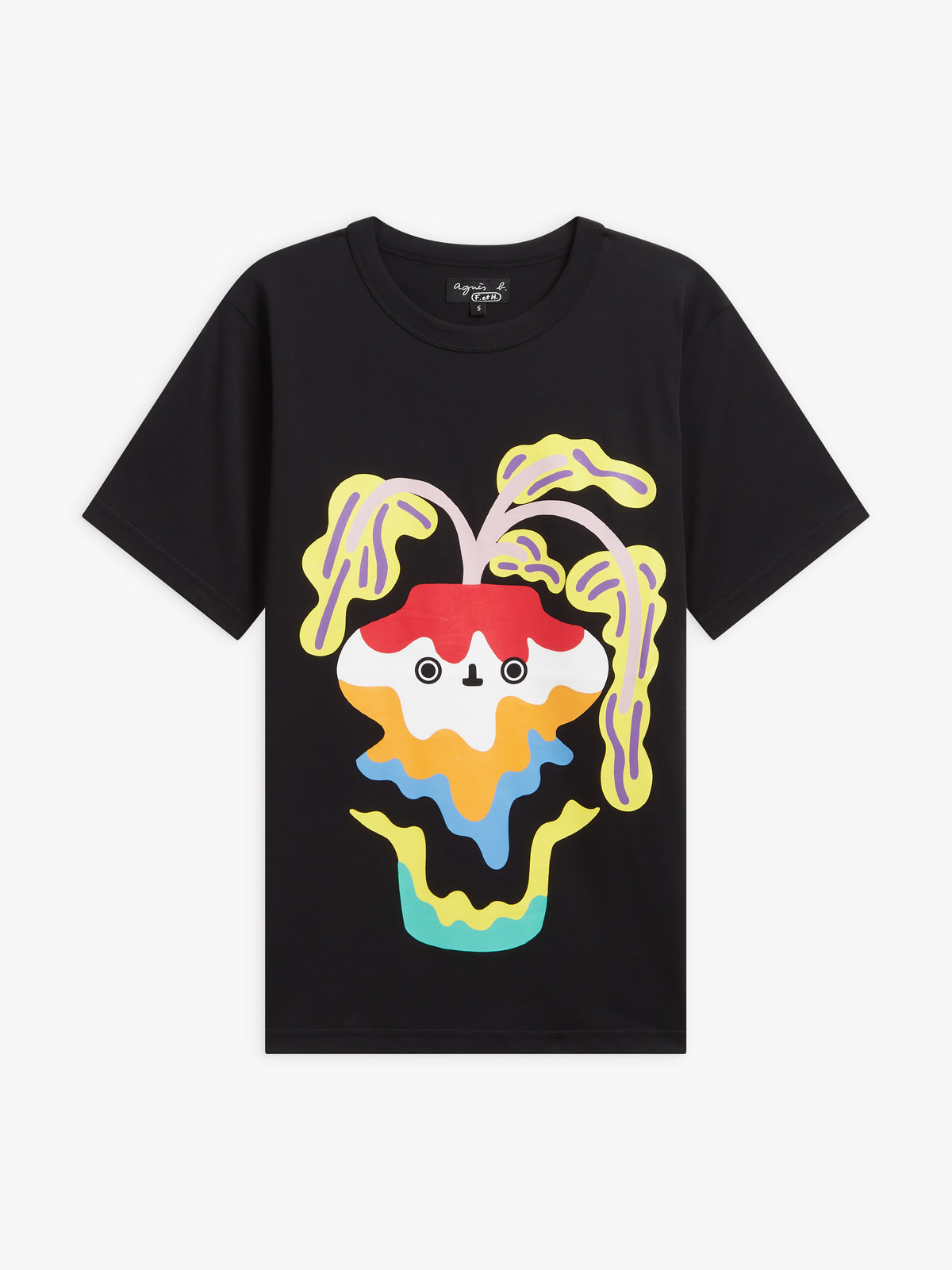 FEMME ウィメンズ 【Outlet】【ユニセックス】SEJ1 TS  アーティスト Tシャツ　 ブラック