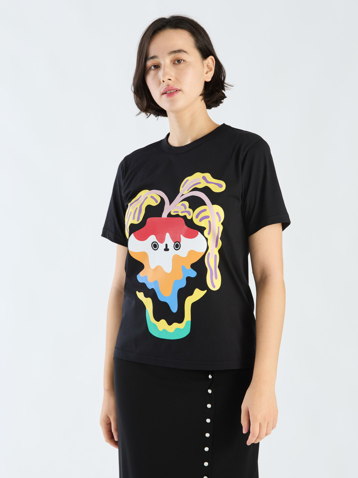 FEMME ウィメンズ 【Outlet】【ユニセックス】SEJ1 TS  アーティスト Tシャツ　 ブラック