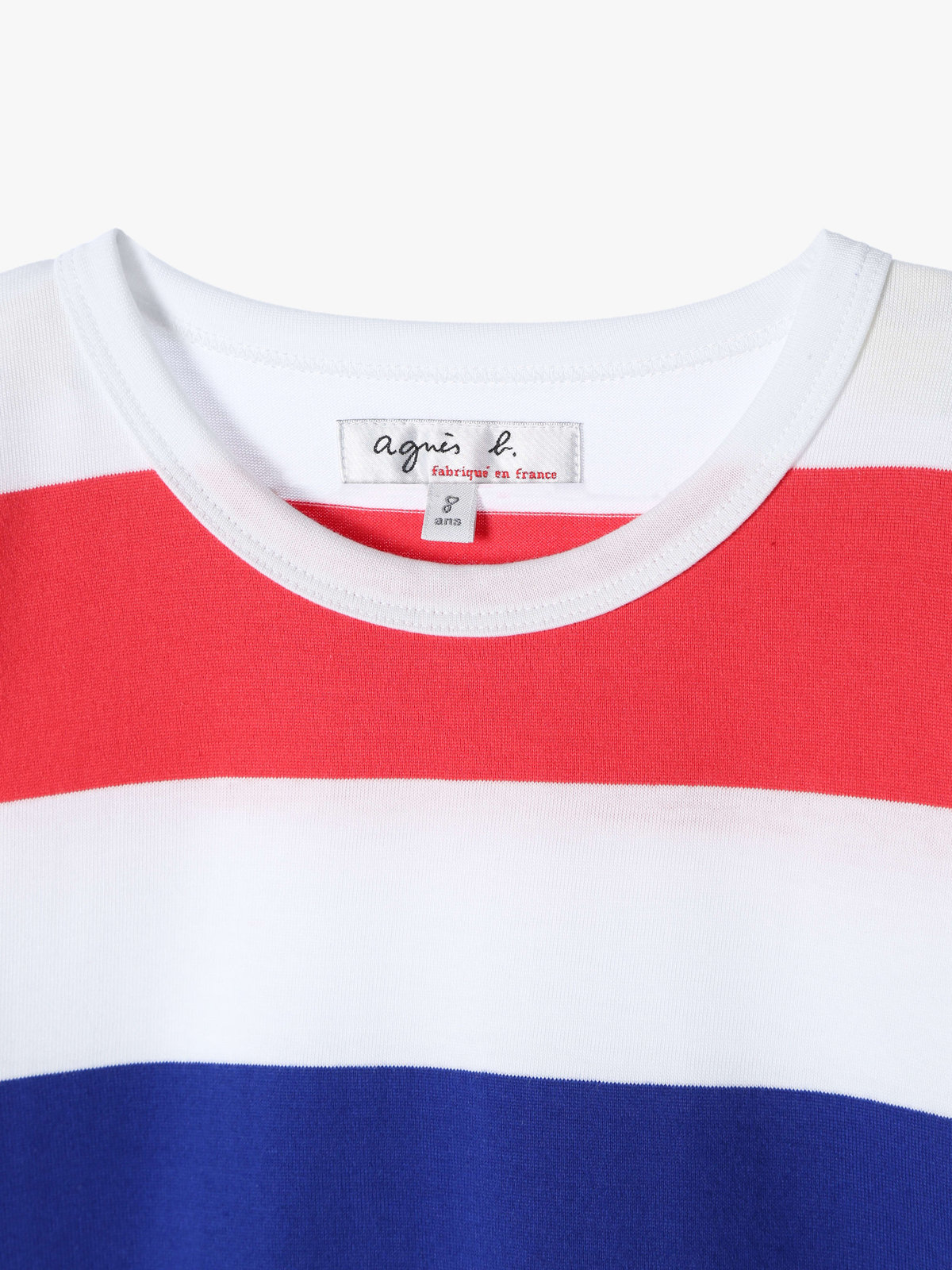 ENFANT ユニセックス 【Outlet】J411 E TS キッズ Tシャツ ブルー×レッド×ホワイト