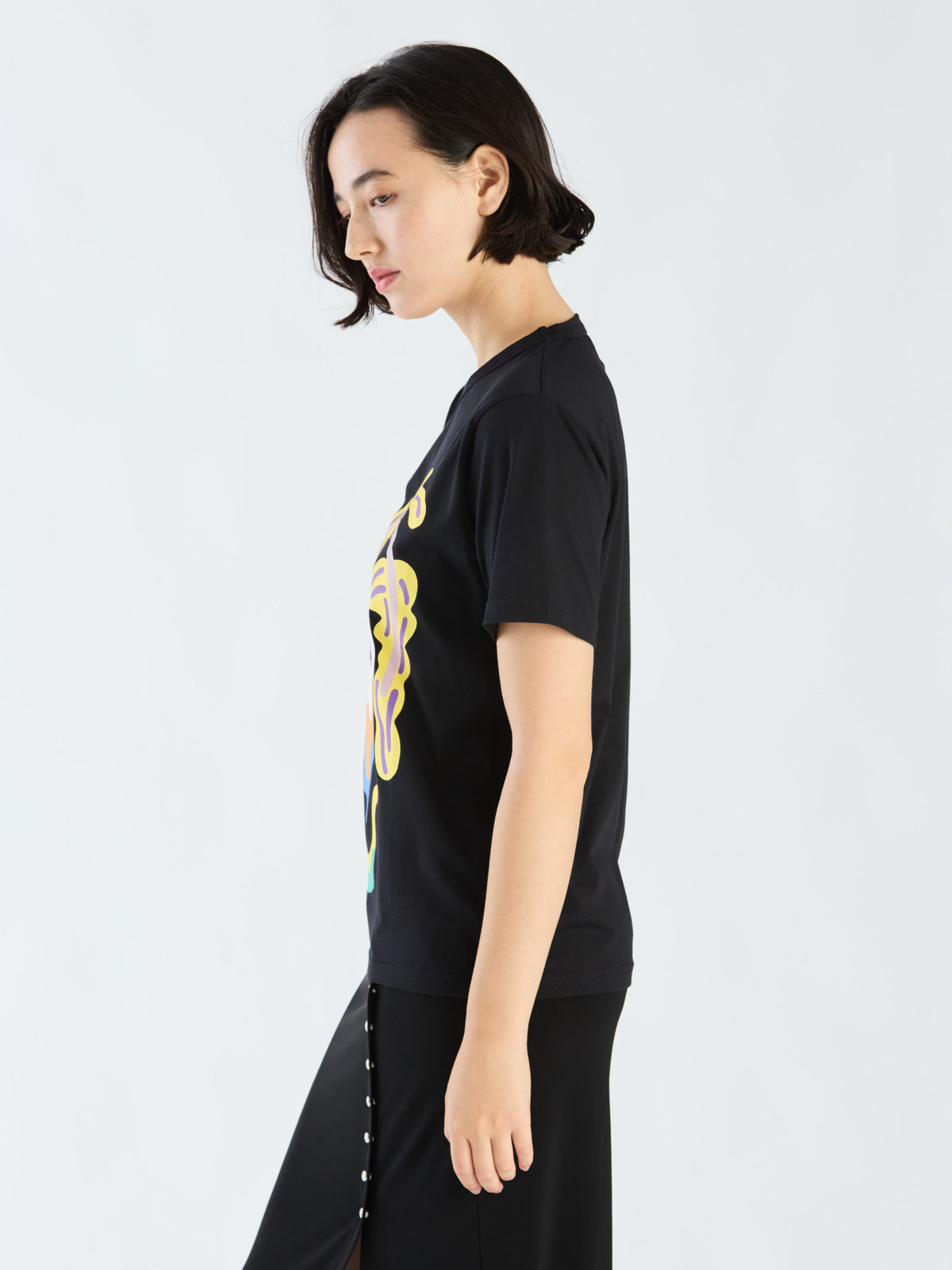 FEMME ウィメンズ 【Outlet】【ユニセックス】SEJ1 TS  アーティスト Tシャツ　 ブラック