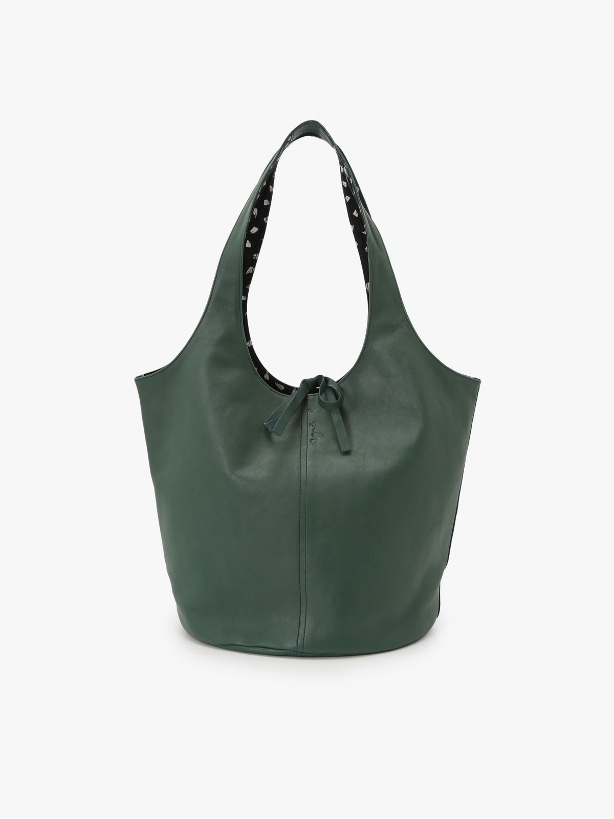 FEMME ウィメンズ ラムレザー トートバッグ ”Stala” グリーン