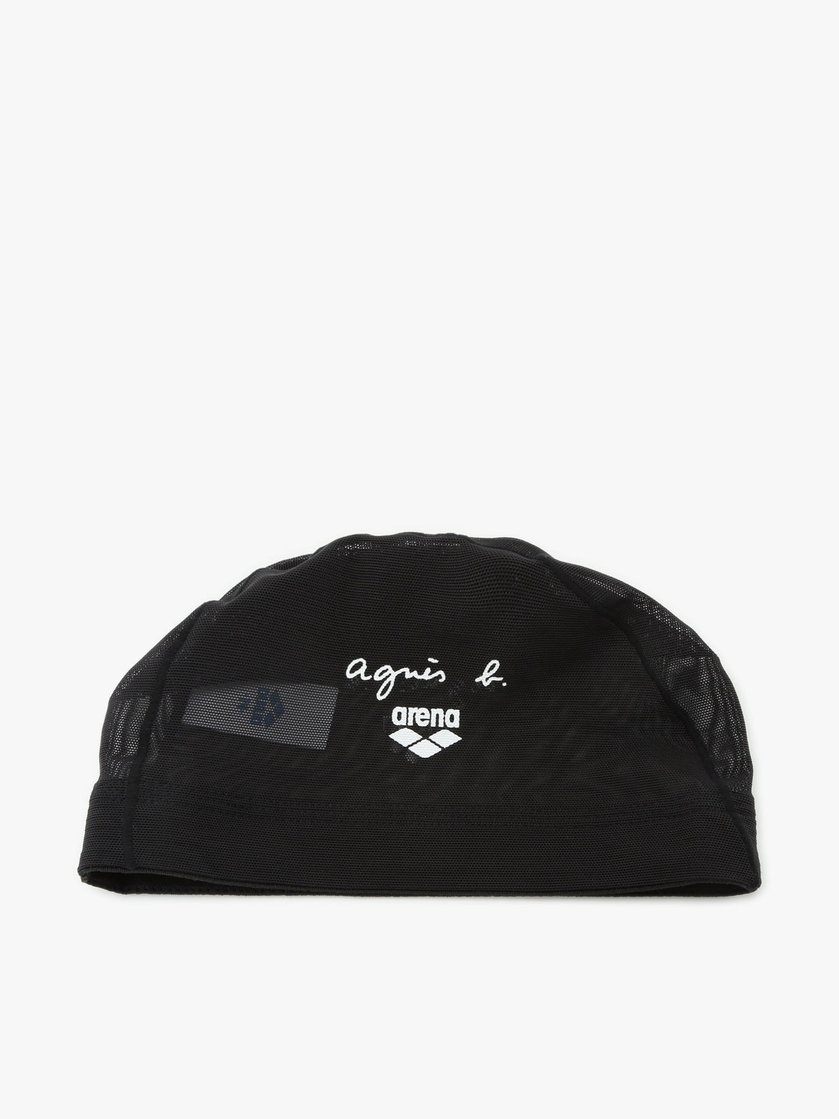 FEMME ウィメンズ agnes b. x arena メッシュスイムキャップ ブラック