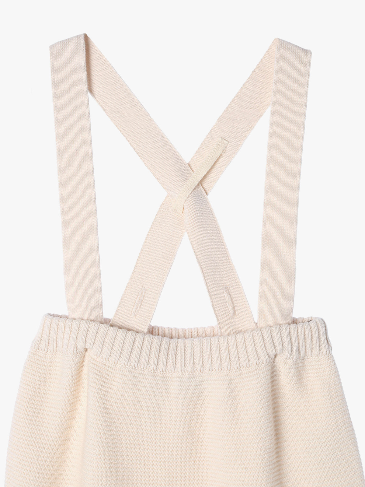 ENFANT ベビー ベビー コットン ニット ブルマ ホワイト