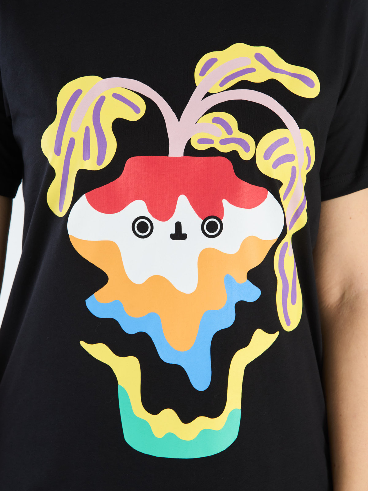 FEMME ウィメンズ 【Outlet】【ユニセックス】SEJ1 TS  アーティスト Tシャツ　 ブラック