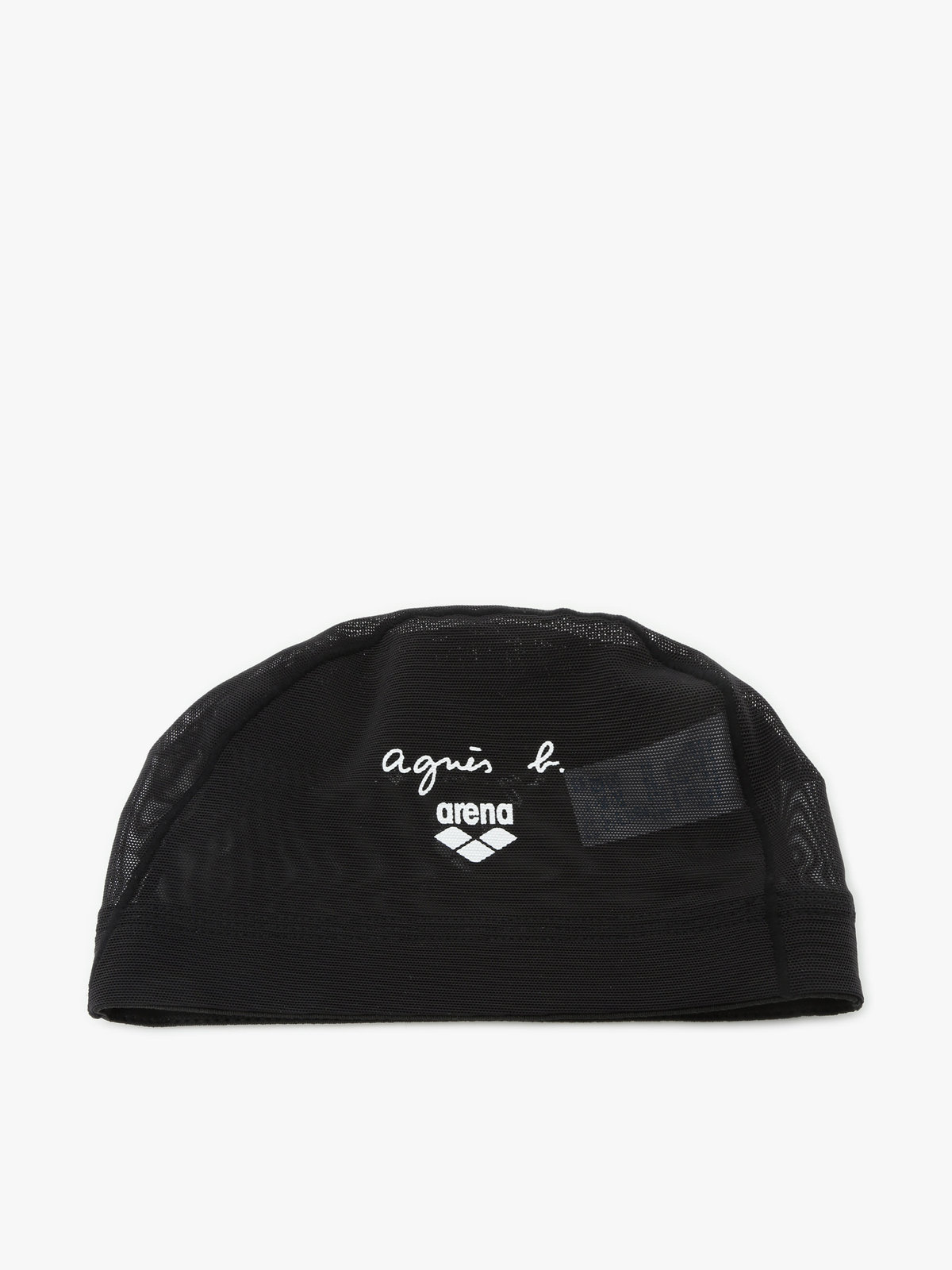 FEMME ウィメンズ agnes b. x arena メッシュスイムキャップ ブラック