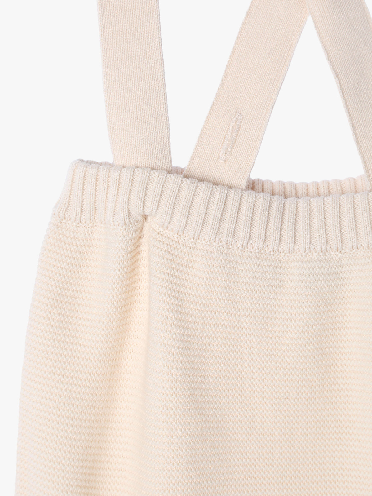 ENFANT ベビー ベビー コットン ニット ブルマ ホワイト