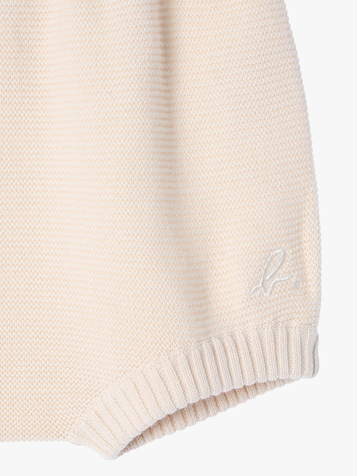 ENFANT ベビー ベビー コットン ニット ブルマ ホワイト