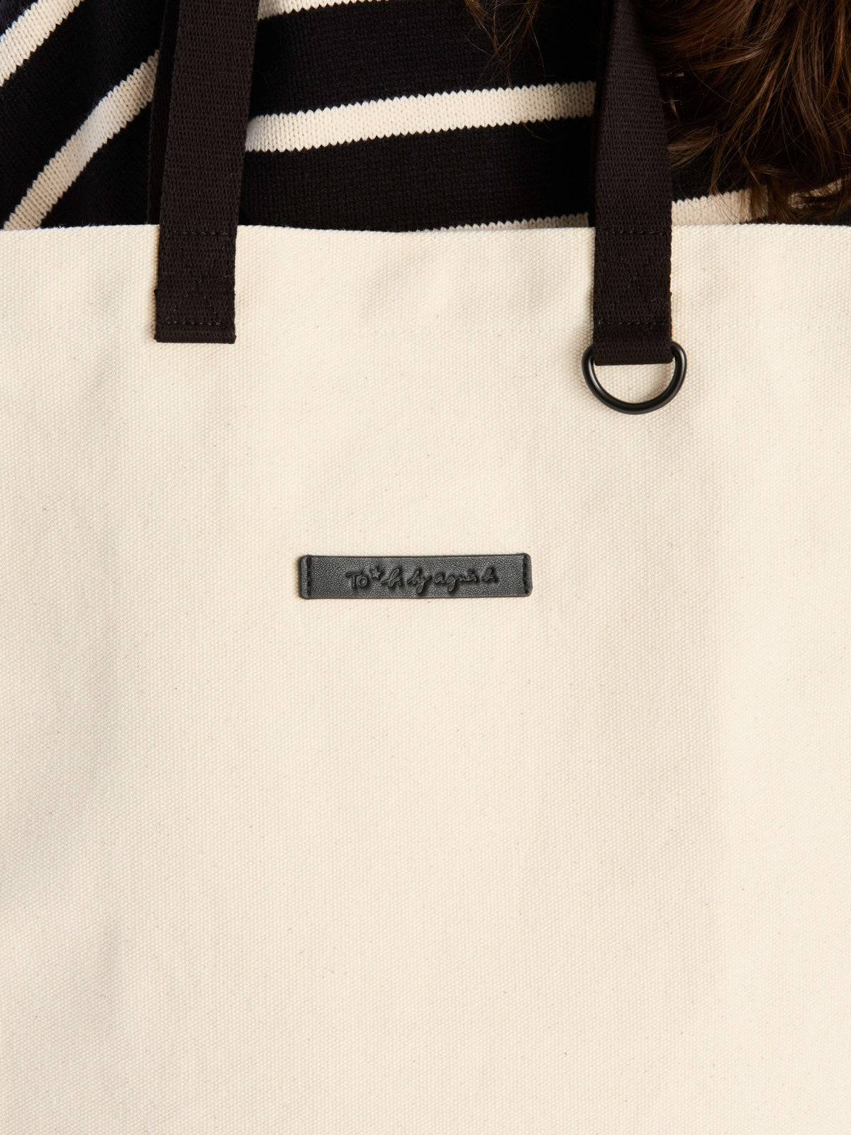 To b. by agnès b. 【Outlet】ロゴトート ホワイト