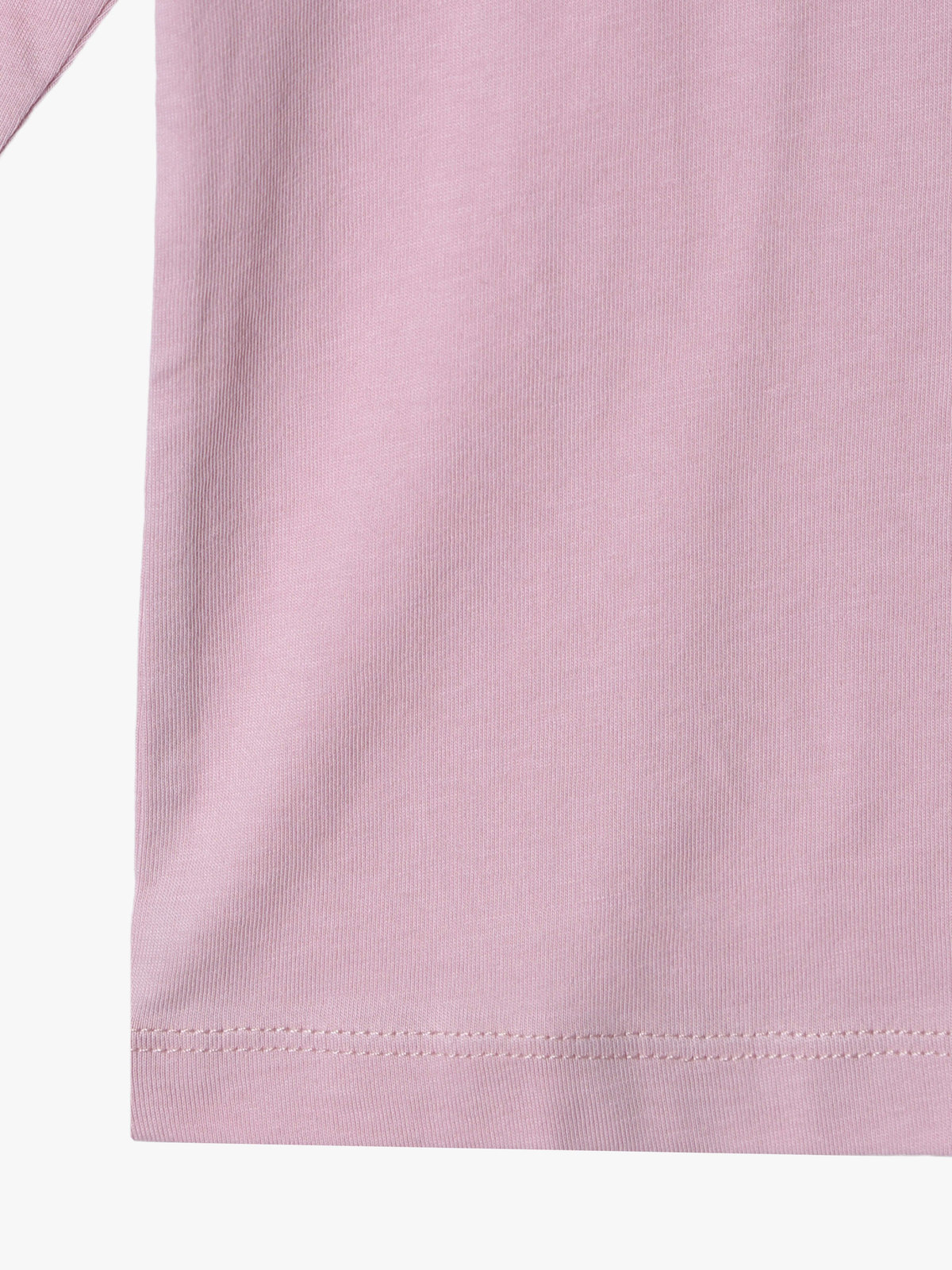 ENFANT ベビー ベビー ロゴ ハート プリント コットン 長袖 Tシャツ ピンク