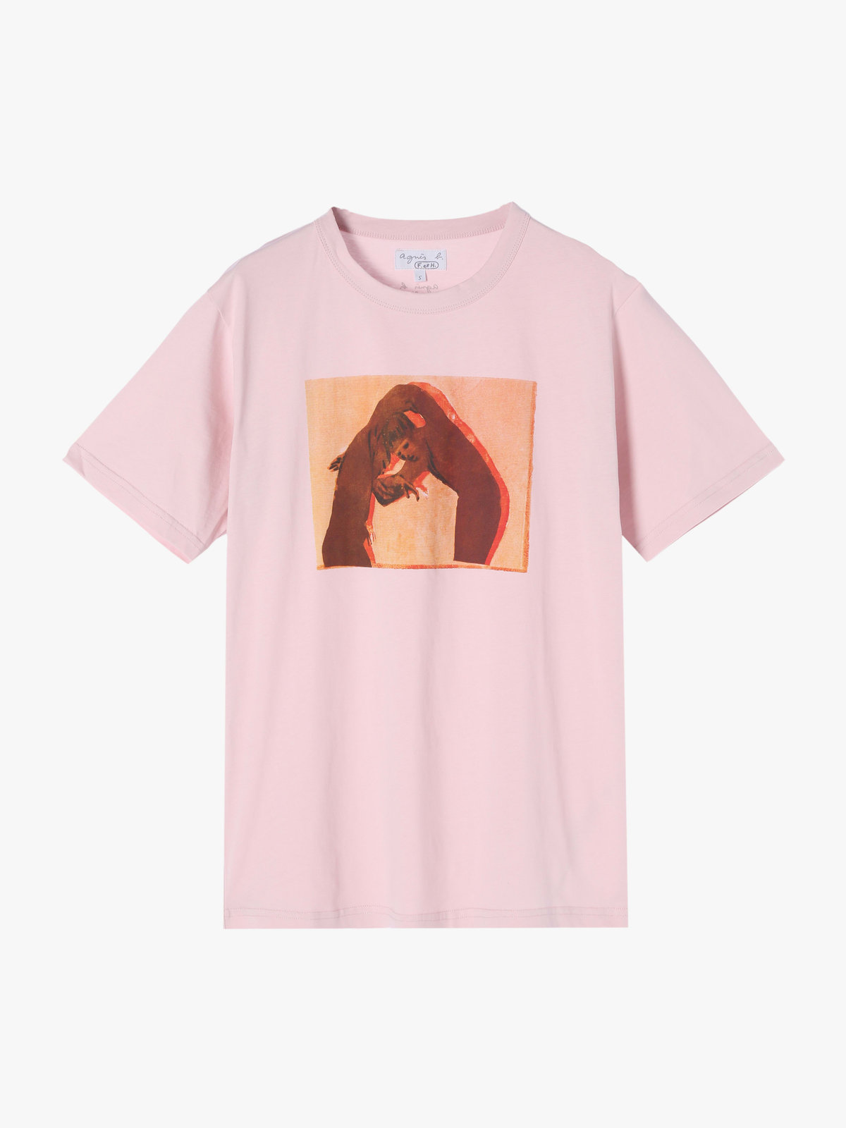 FEMME ウィメンズ 【Outlet】【ユニセックス】SEL3 TS LE MIXTE アーティスト Tシャツ ピンク