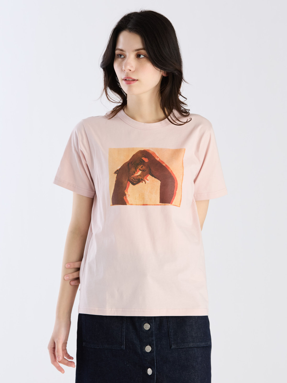 FEMME ウィメンズ 【Outlet】【ユニセックス】SEL3 TS LE MIXTE アーティスト Tシャツ ピンク