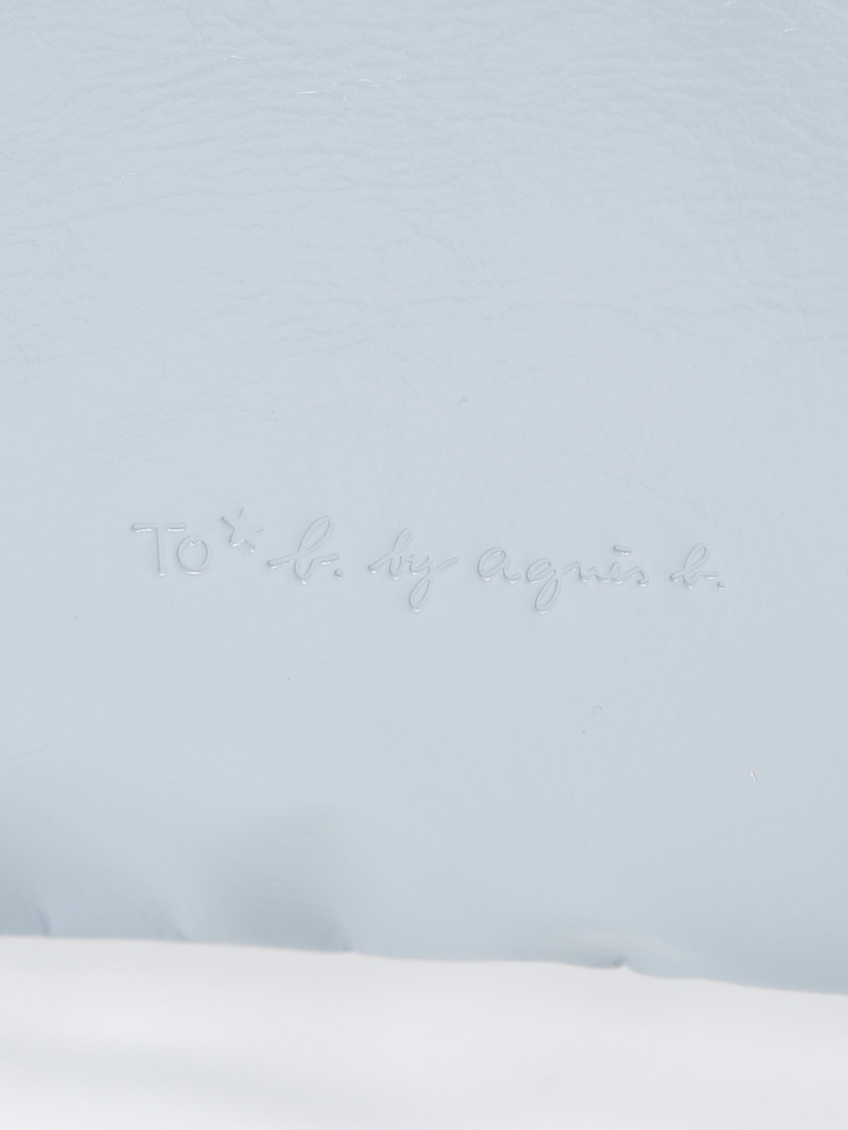 To b. by agnès b. 【Outlet】レザートート ブルー