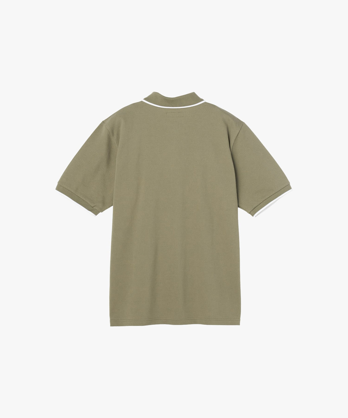 HOMME メンズ メンズ "b."ロゴ 刺繍 コットン 半袖 ポロシャツ "Brazilia" グリーン系その他