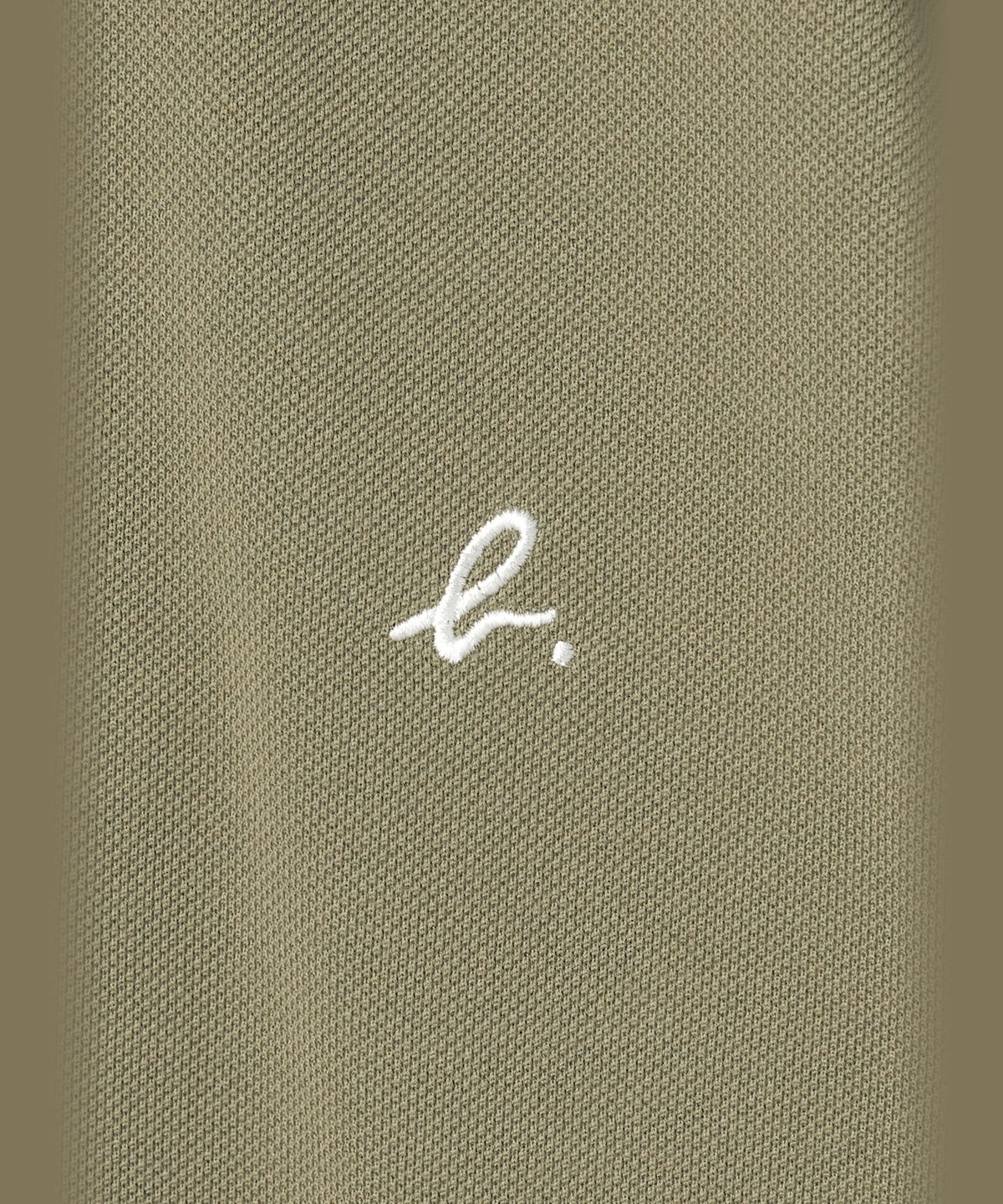 HOMME メンズ メンズ "b."ロゴ 刺繍 コットン 半袖 ポロシャツ "Brazilia" グリーン系その他