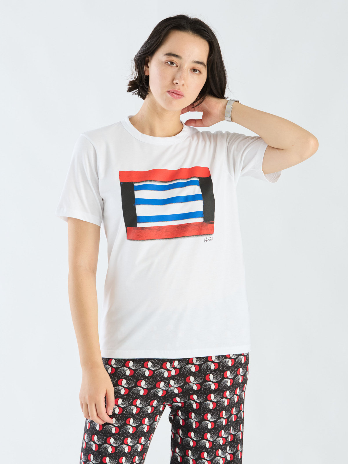 FEMME ウィメンズ 【Outlet】【ユニセックス】SEM3 TS  アーティスト Tシャツ ホワイト