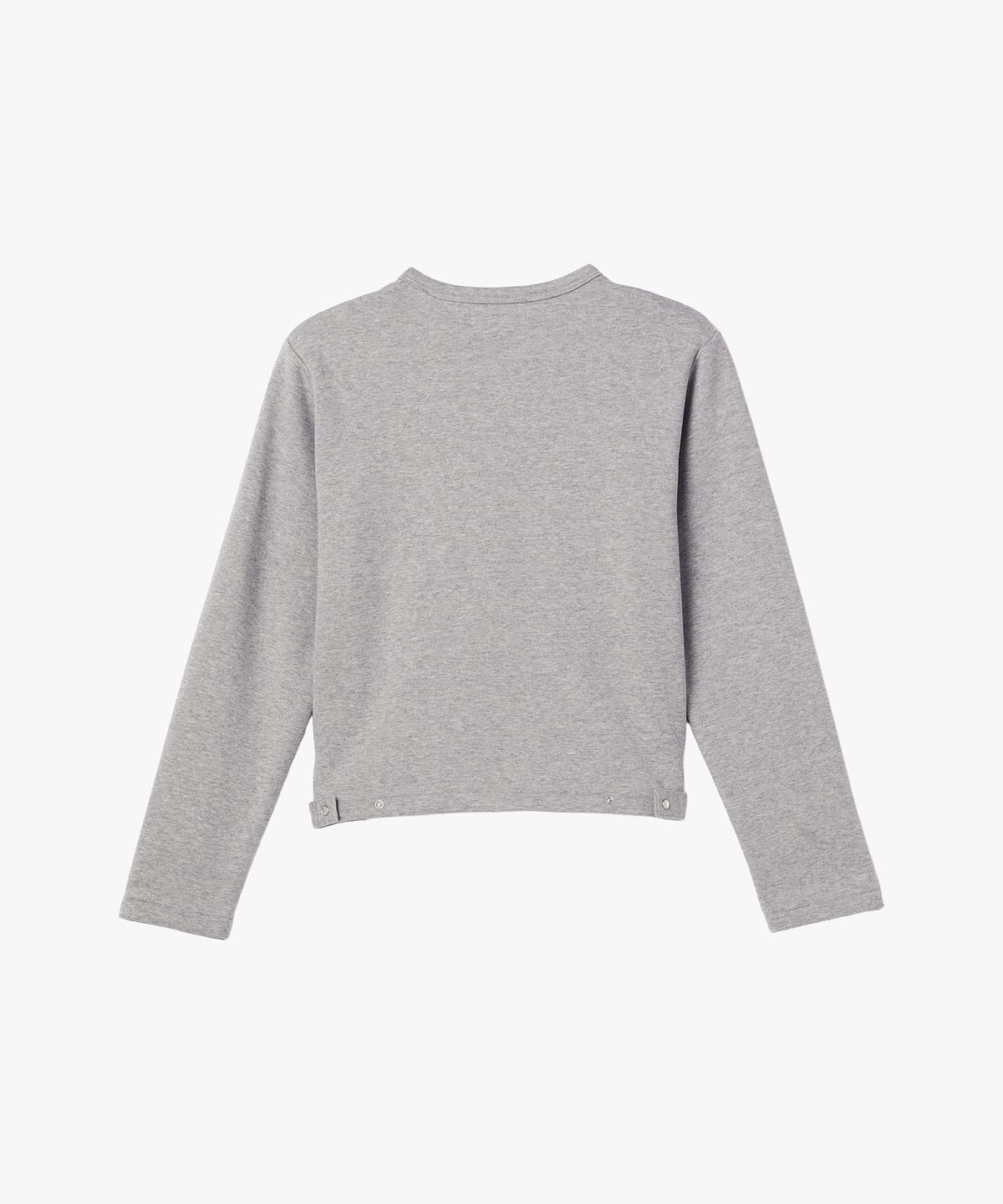 FEMME ウィメンズ WEB限定 ロゴ コットン 長袖 カーディガンプレッション グレー